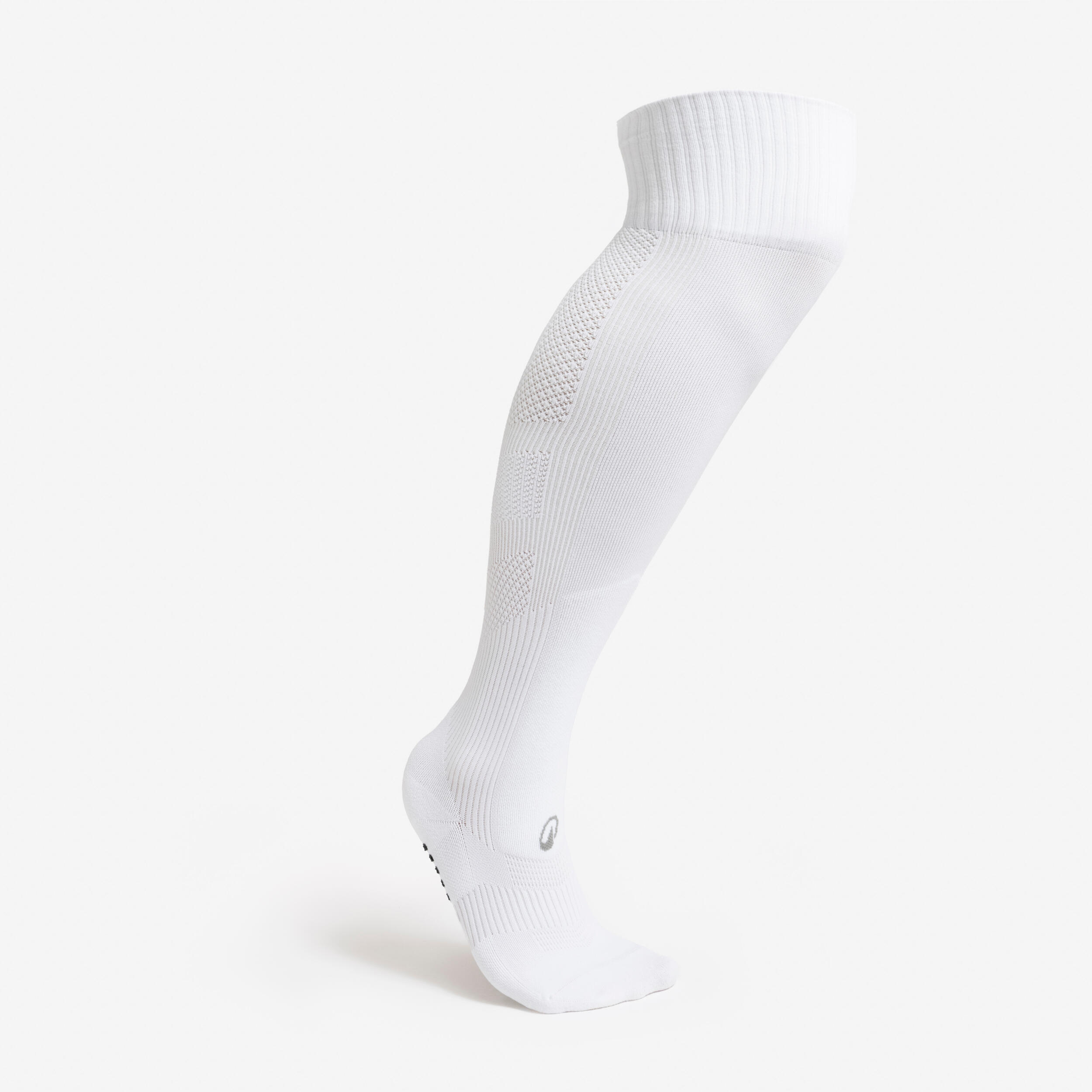 KIPSTA Adult High and Grippy Football Socks Viralto II - White