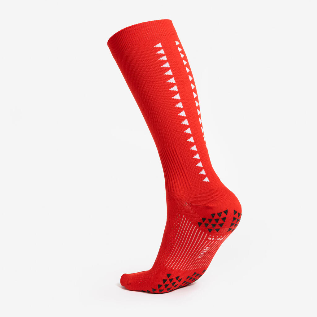 Short Grip Football Socks Viralto MiD - Black
