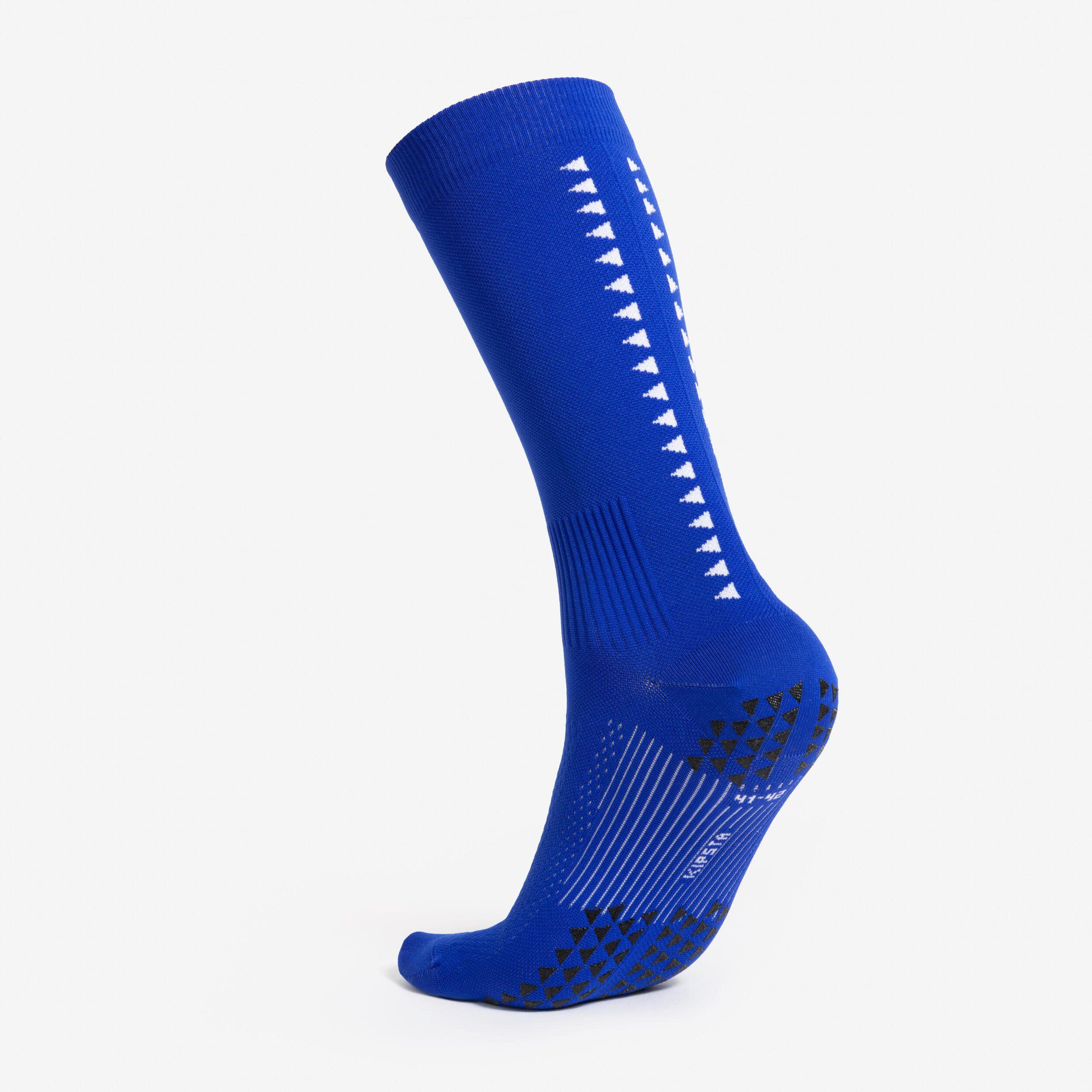 Korte voetbal gripsokken Viralto Mid blauw 2/4