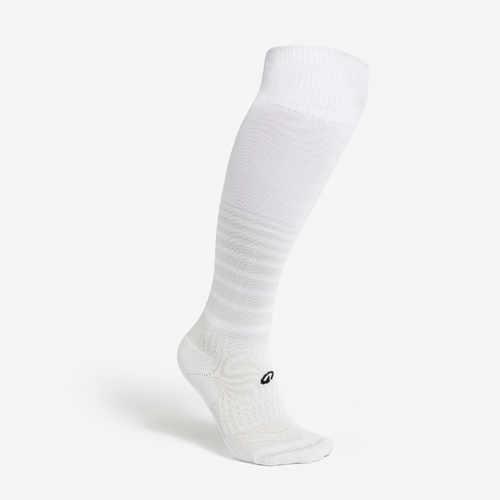 Chaussettes de football rayée enfant viralto club jr blanche
