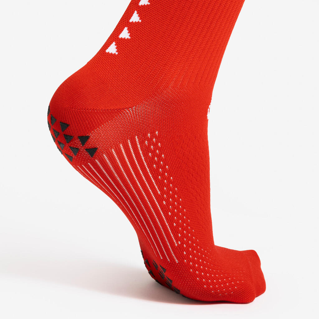 Short Grip Football Socks Viralto MiD - Black