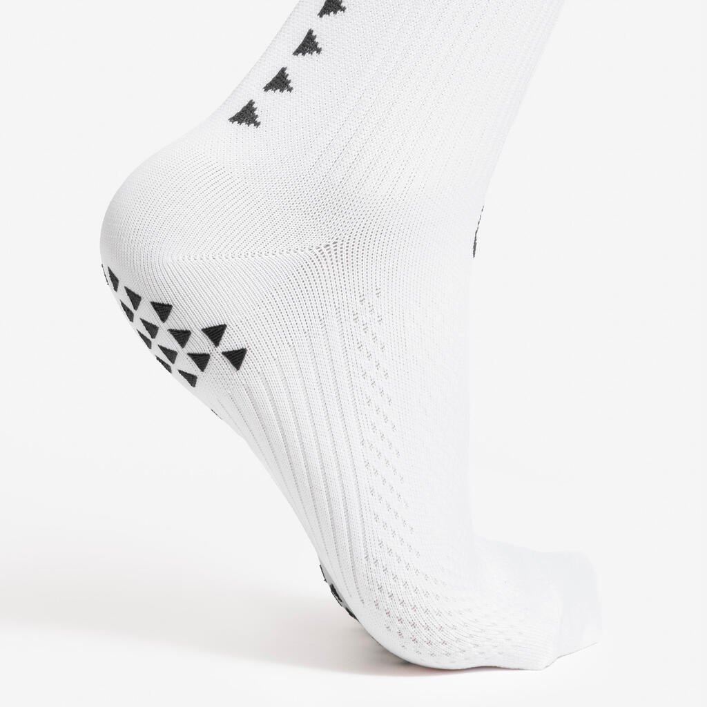 Chaussettes de football courtes adherentes viralto ii mid noir