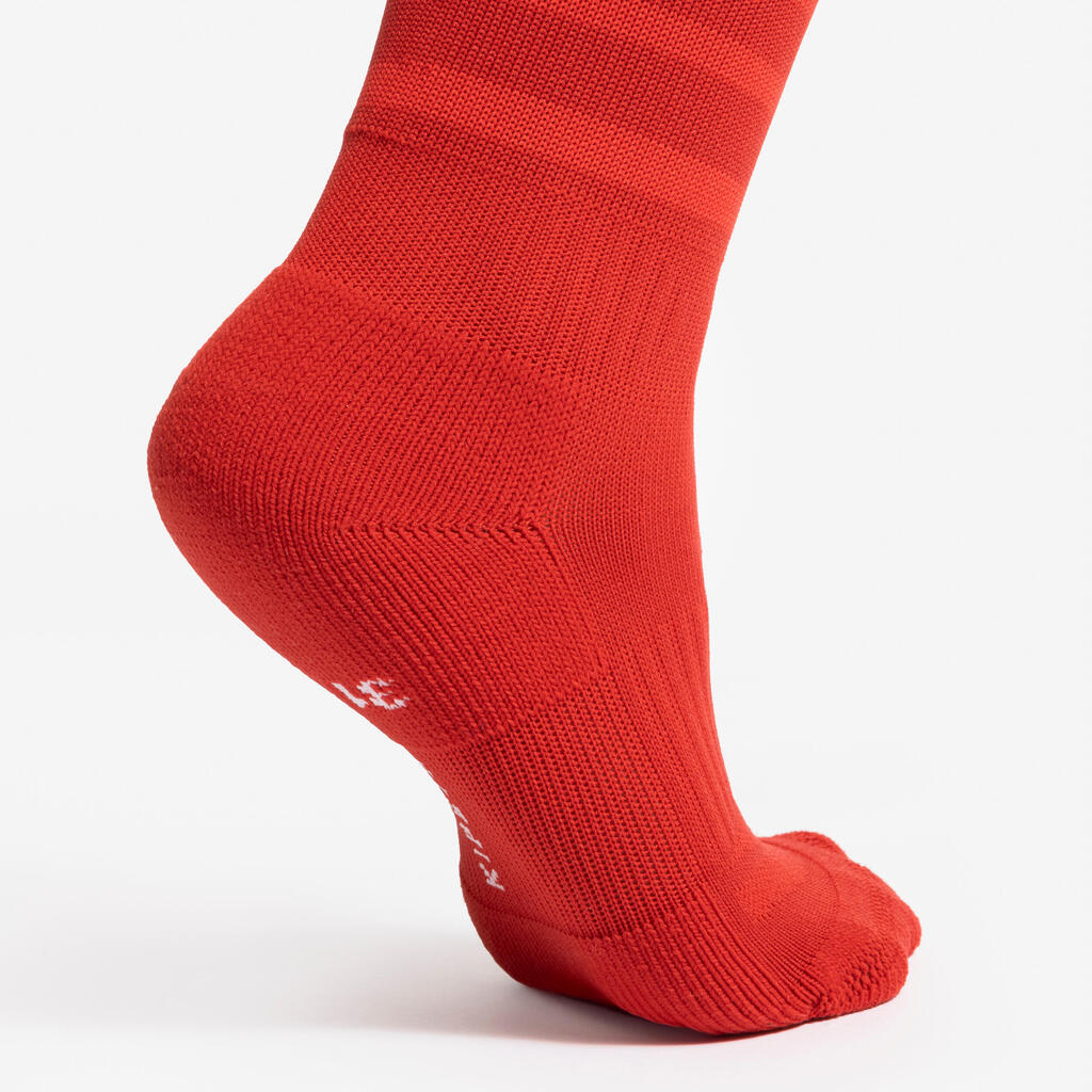 Chaussettes de football rayée enfant viralto club jr noire