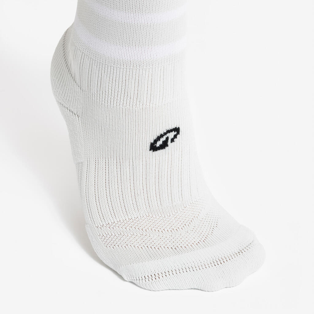 Chaussettes de football rayée enfant viralto club jr noire