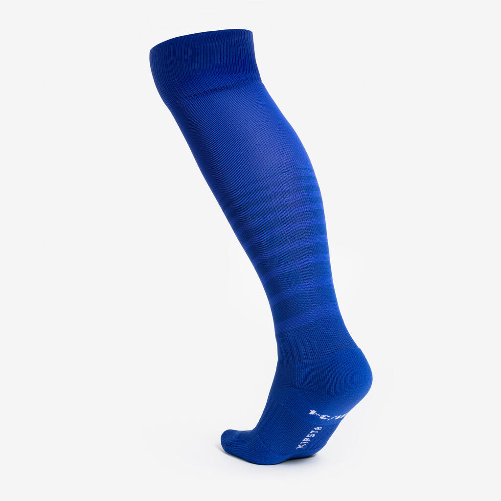 Chaussettes de football rayée enfant viralto club jr noire