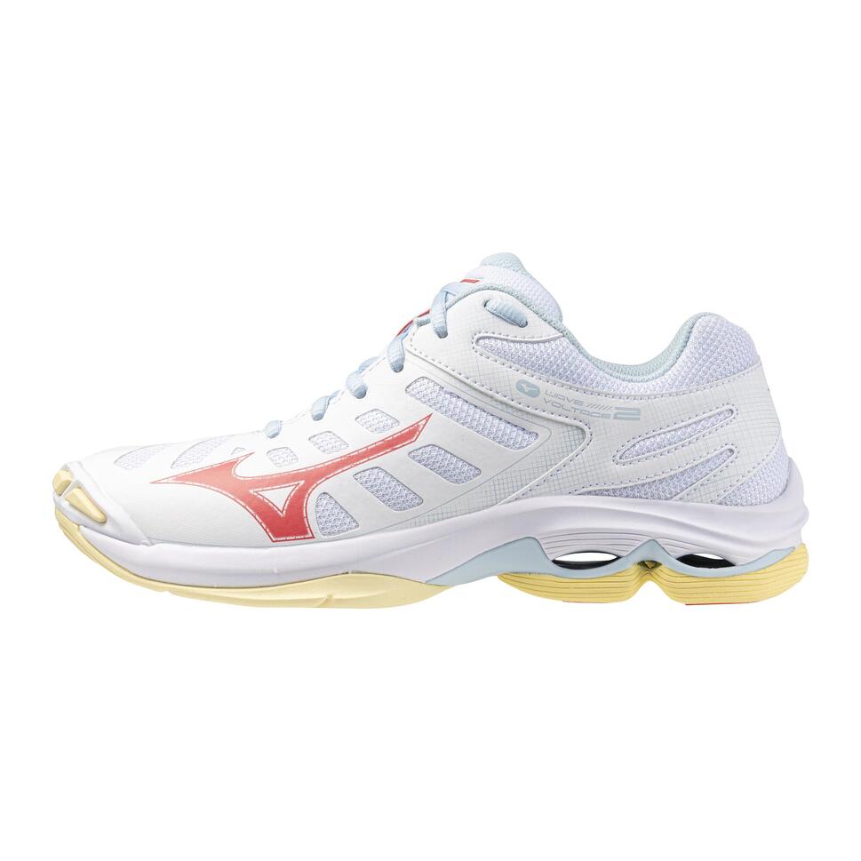 MIZUNO WAVE VOLTAGE 2 White/Banana AW25