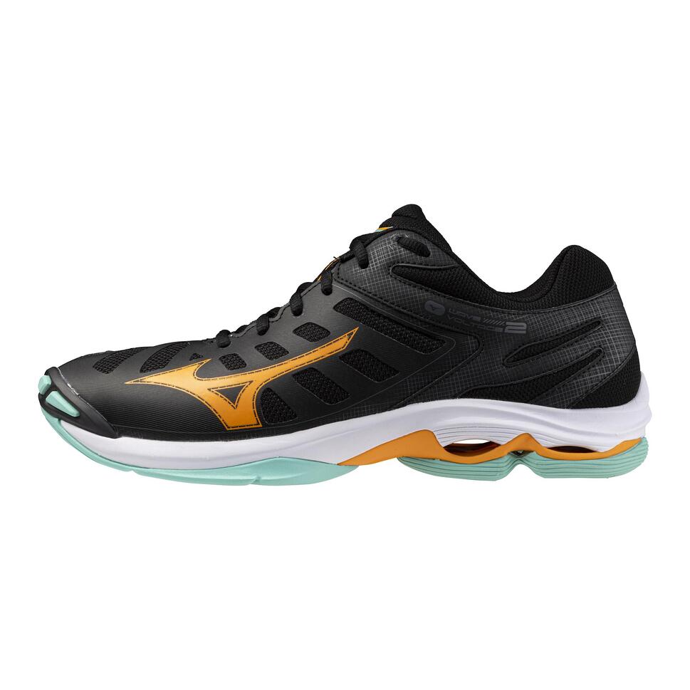 MIZUNO WAVE VOLTAGE 2 Black/Tangelo AW25