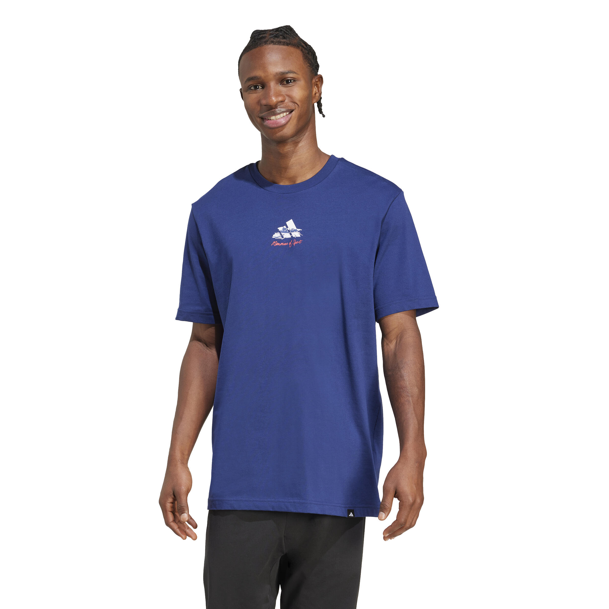 ADIDAS T-Shirt mit Grafik - Memories Of Sport Gallery blau 