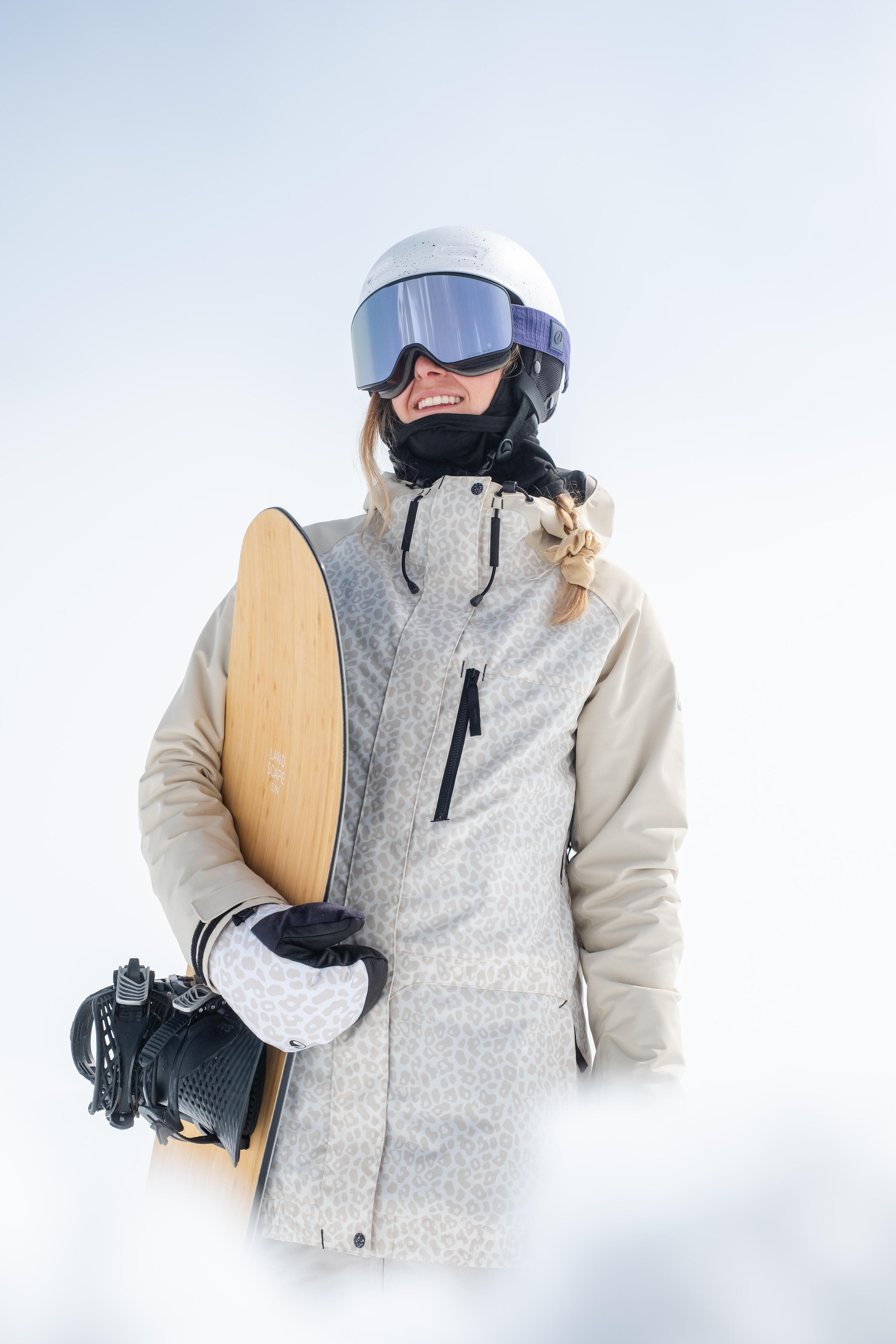 Máscara de ski bom tempo intercambiável adulto e criança, G 900 C HD, violeta 8/10