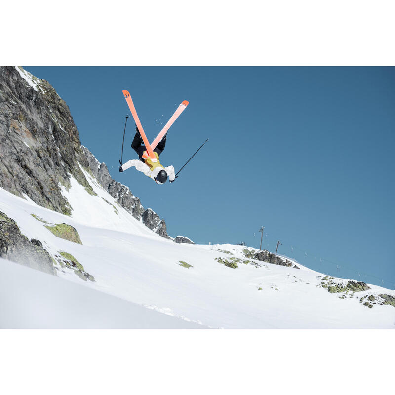 Geacă snowboard lungă, călduroasă și respirantă SNB 900 bej bărbați