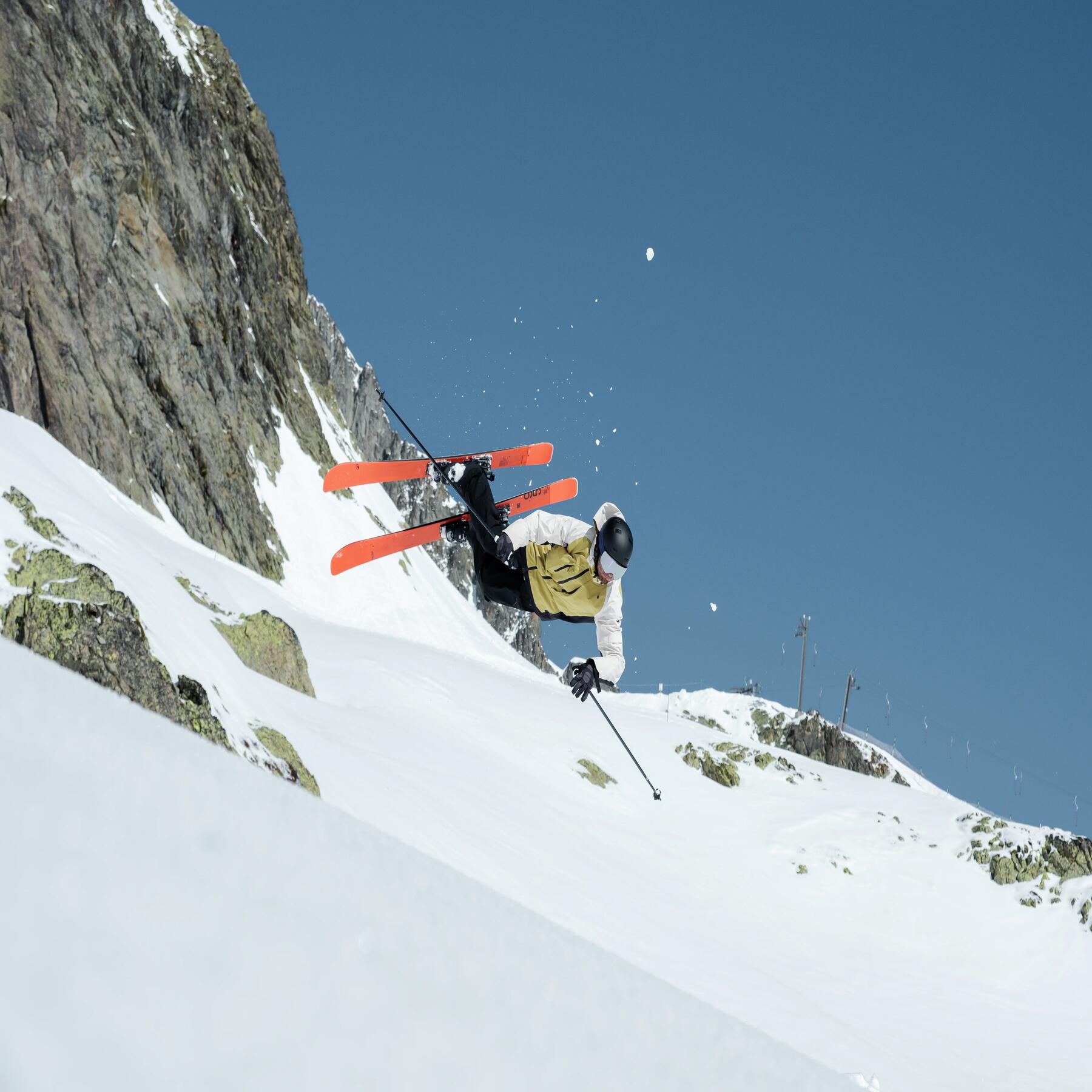 Ski freestyle decathlon tricks snowpark