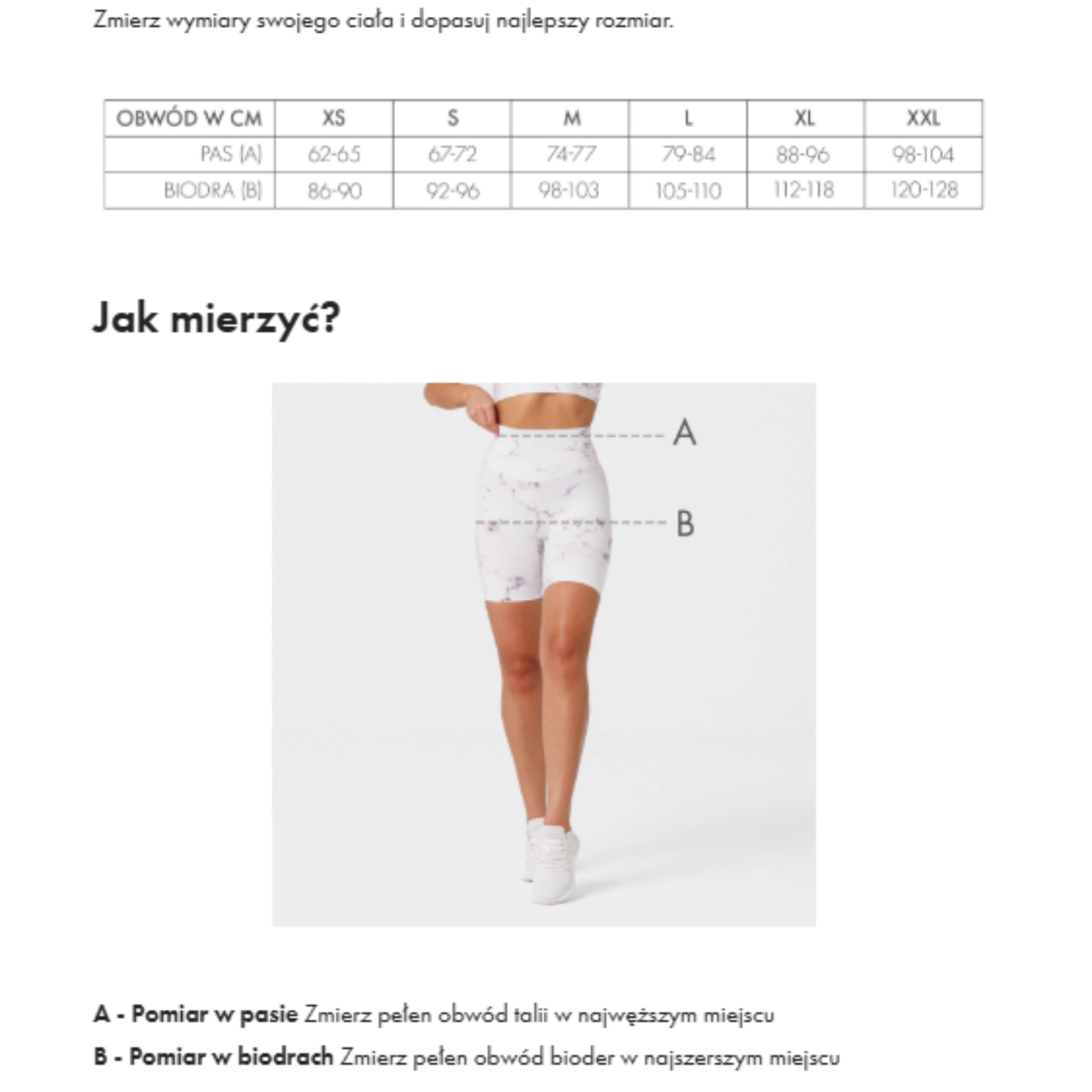 Bikery Carpatree prążkowane z kieszenią Onyx flow czarne 4/4