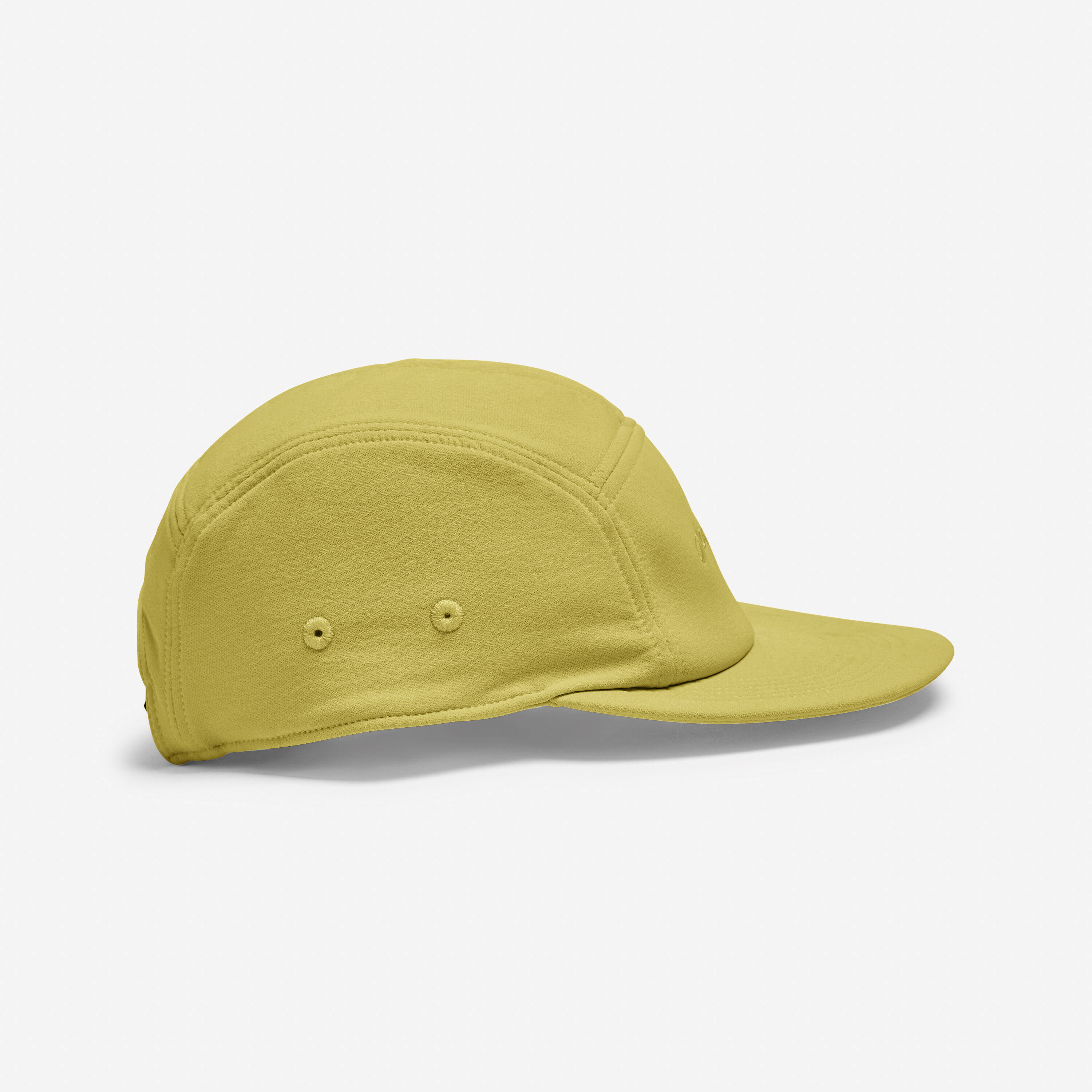 5 panel cap with flat visor, khaki -  5