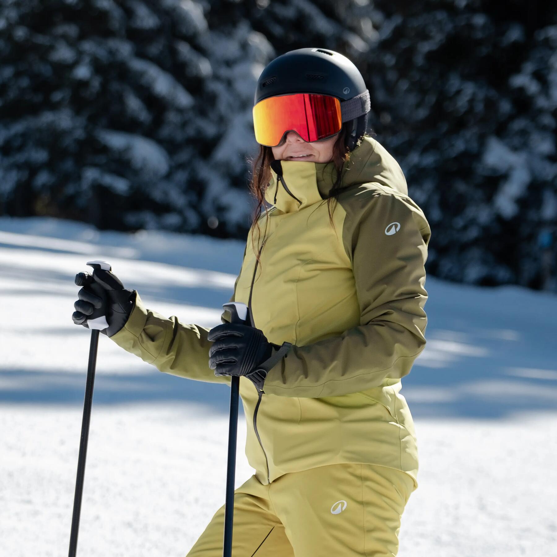 femme en tenue de ski decathlon