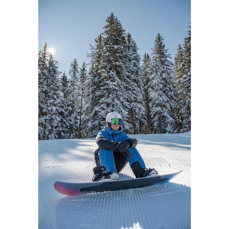 Pánská lyžařská a snowboardová bunda hřejivá prodyšná 500 AM