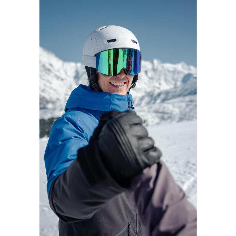 Pánská lyžařská a snowboardová bunda hřejivá prodyšná 500 AM