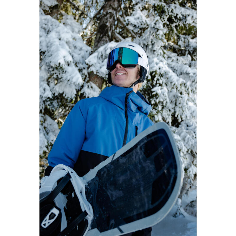 Pánská lyžařská a snowboardová bunda hřejivá prodyšná 500 AM