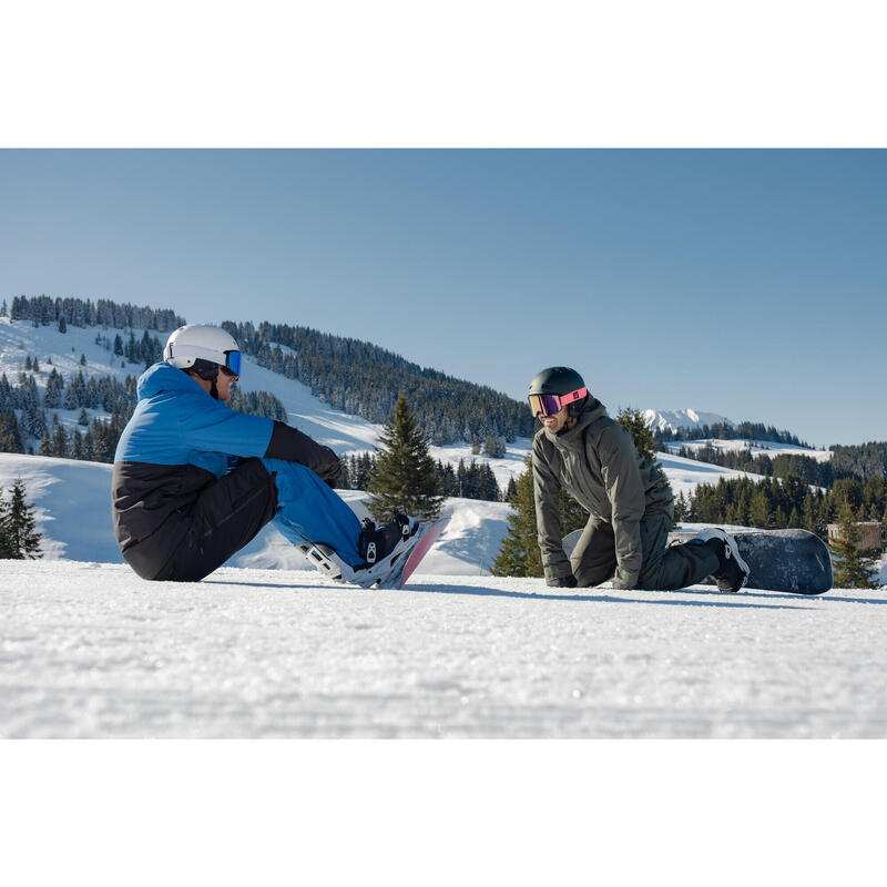 Pánská lyžařská a snowboardová bunda hřejivá prodyšná 500 AM