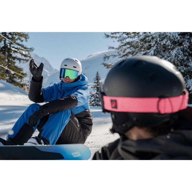 Pantalon schi și snowboard impermeabil și respirant 500 AM Albastru Bărbați