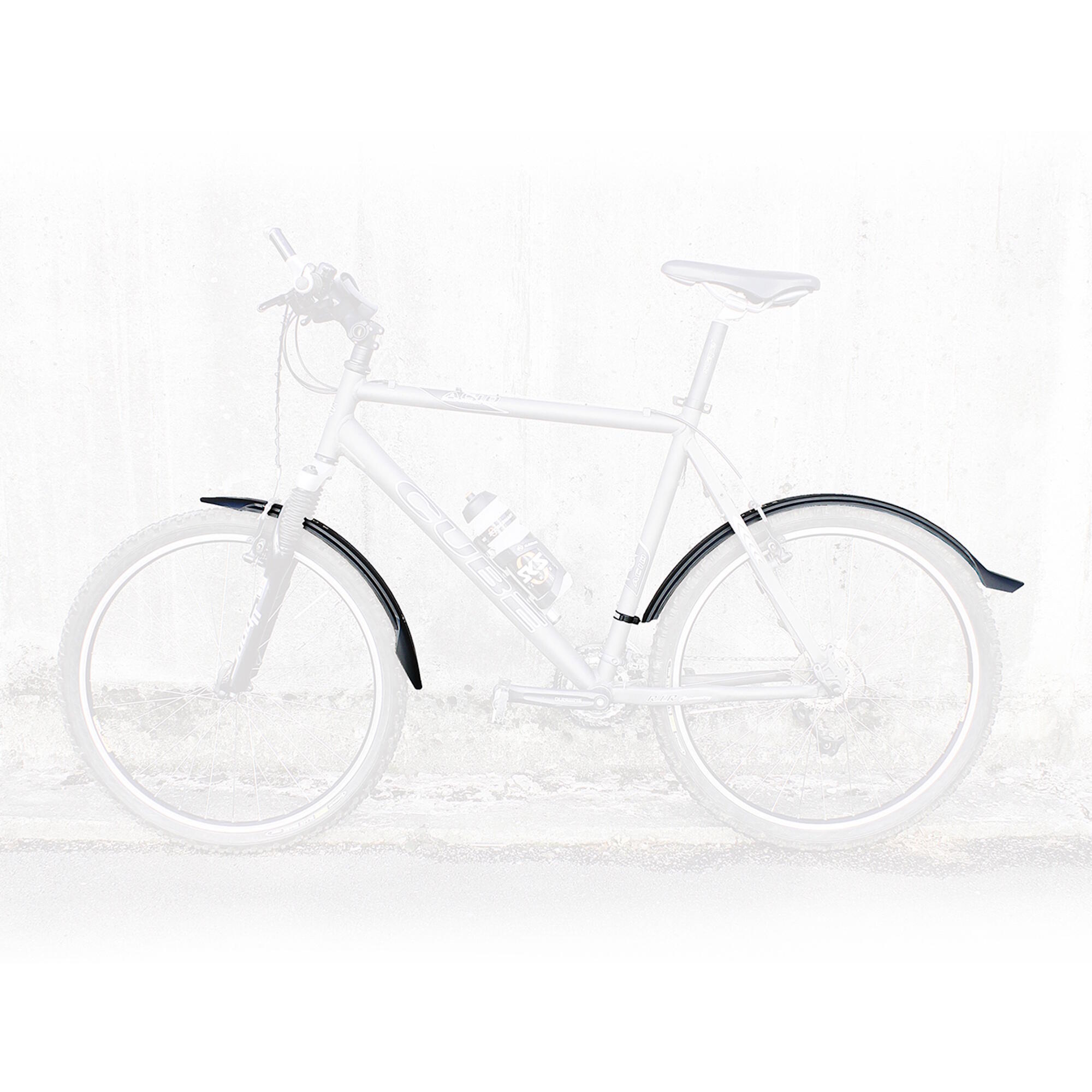 Set voor- en achterspatbord 26" 27.5" Velo 65 mountain (zonder stang) 2/2