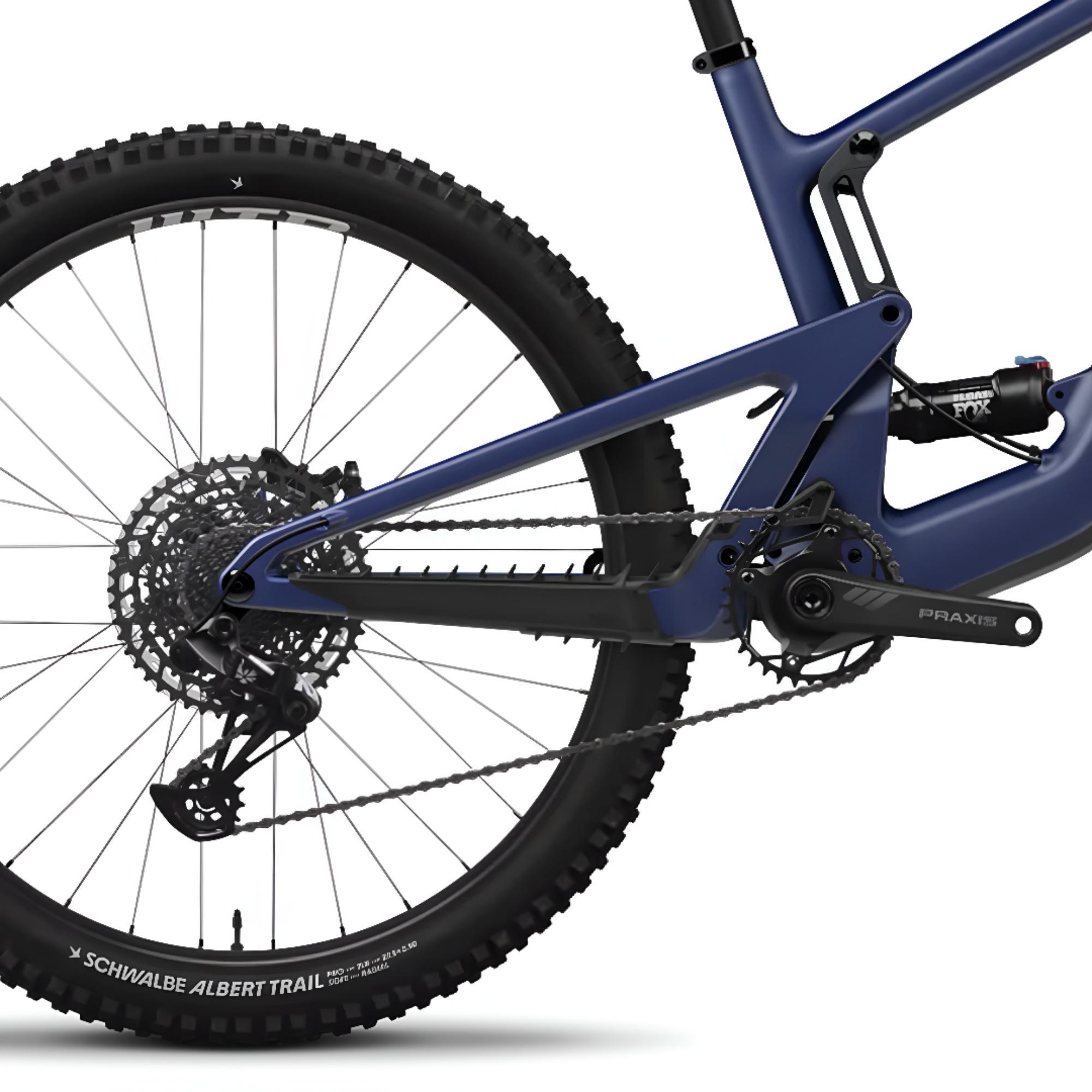 Bicicleta eléctrica de montaña Santa Cruz Heckler SL 1 C MX azul 2/3