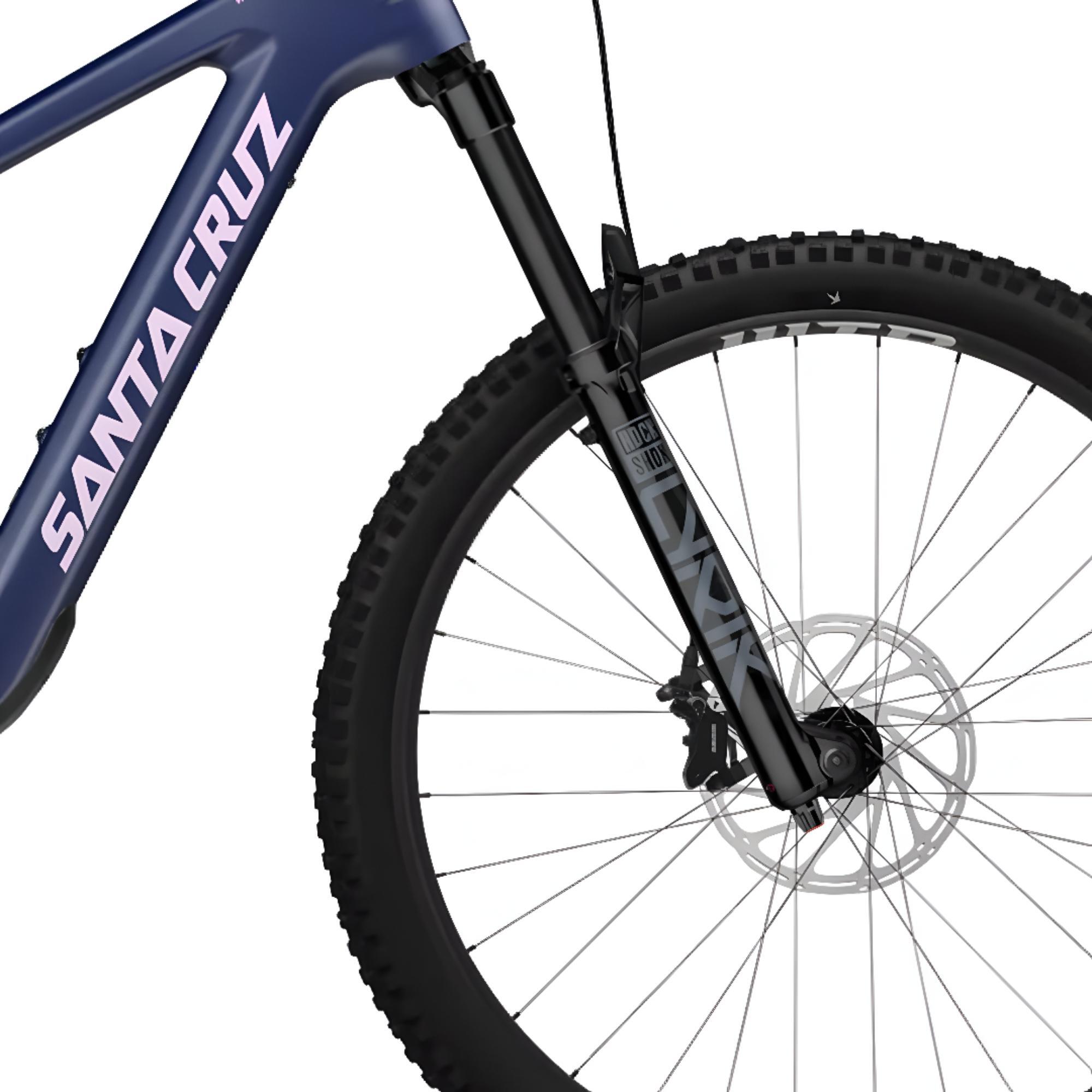 Bicicleta eléctrica de montaña Santa Cruz Heckler SL 1 C MX azul 3/3