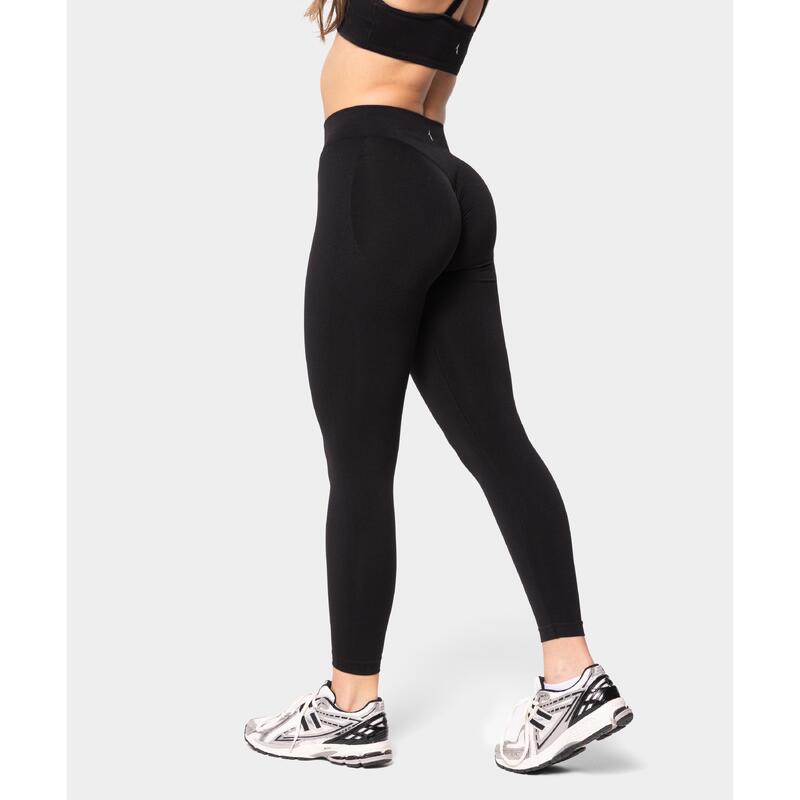 Legginsy bezszwowe Carpatree Accolade czarne