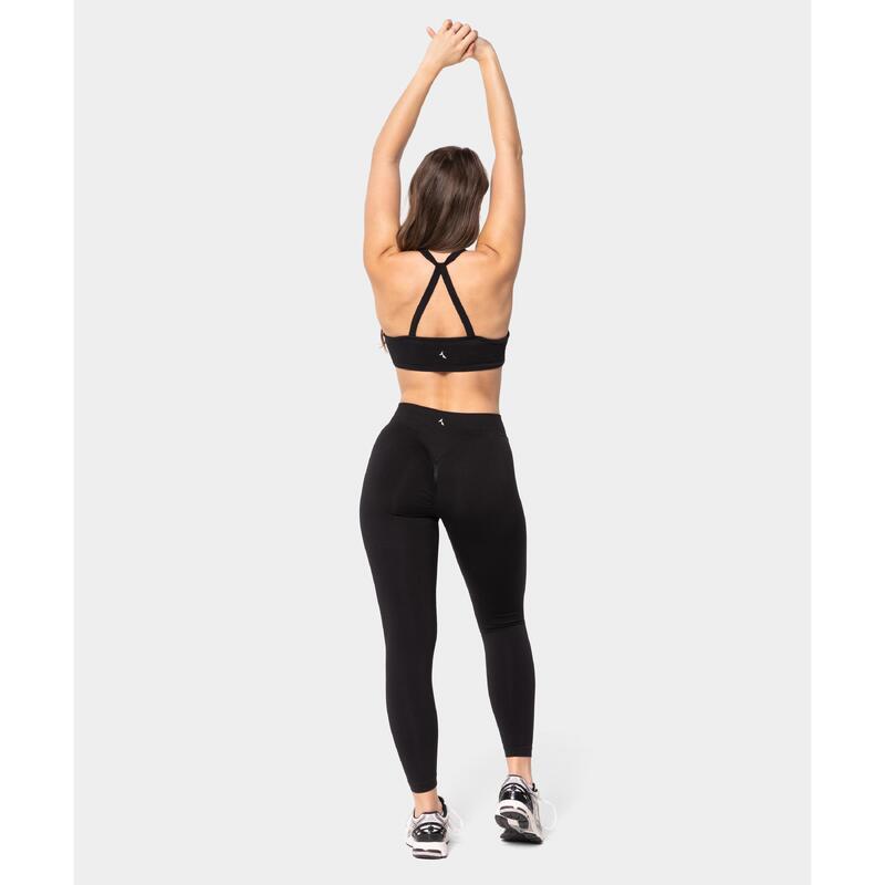 Legginsy bezszwowe Carpatree Accolade czarne