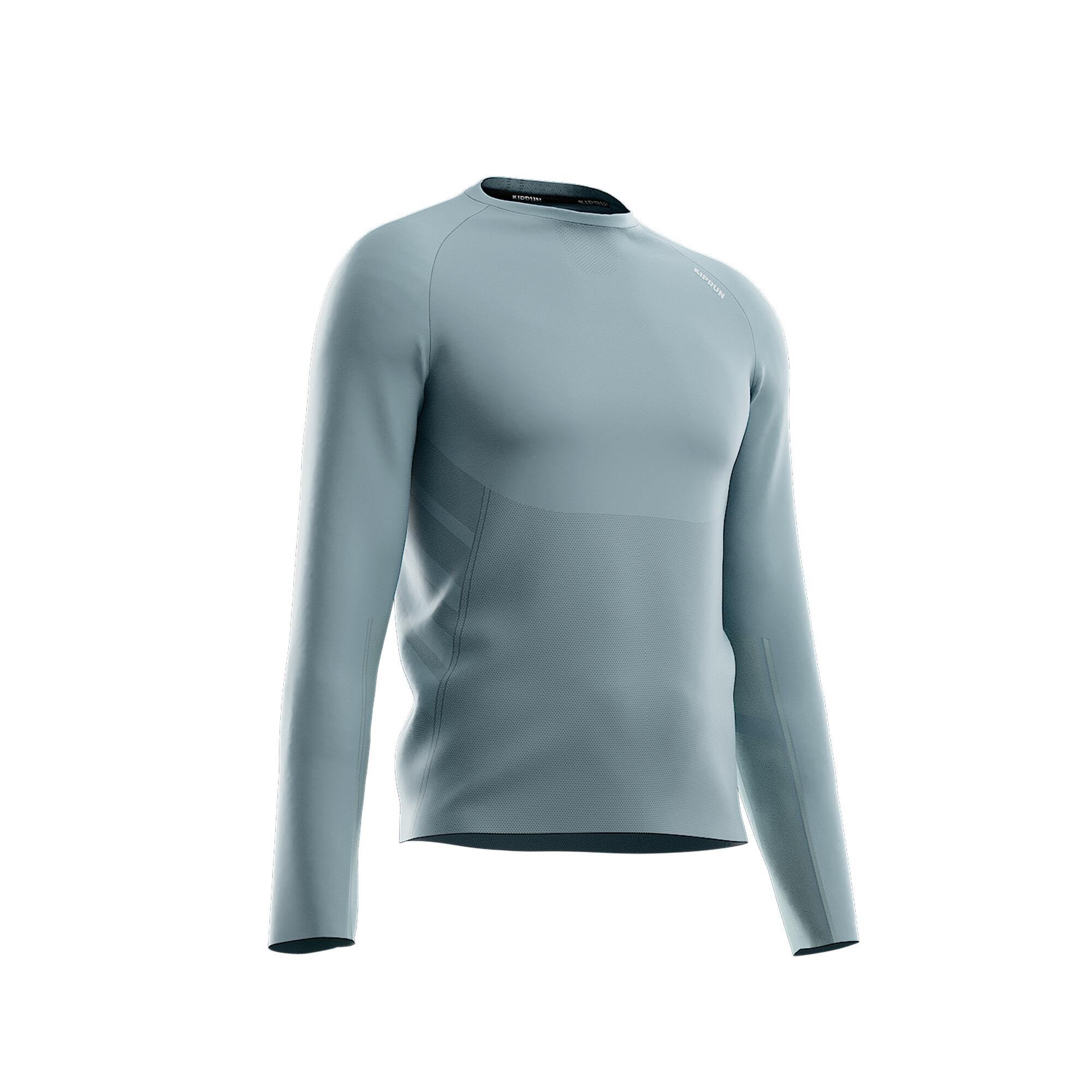 Men's Long-Sleeved Seamless Running T-Shirt, Run 500 - KIPRUN