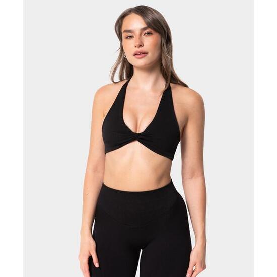 Biustonosz bezszwowy Carpatree Accolade czarny