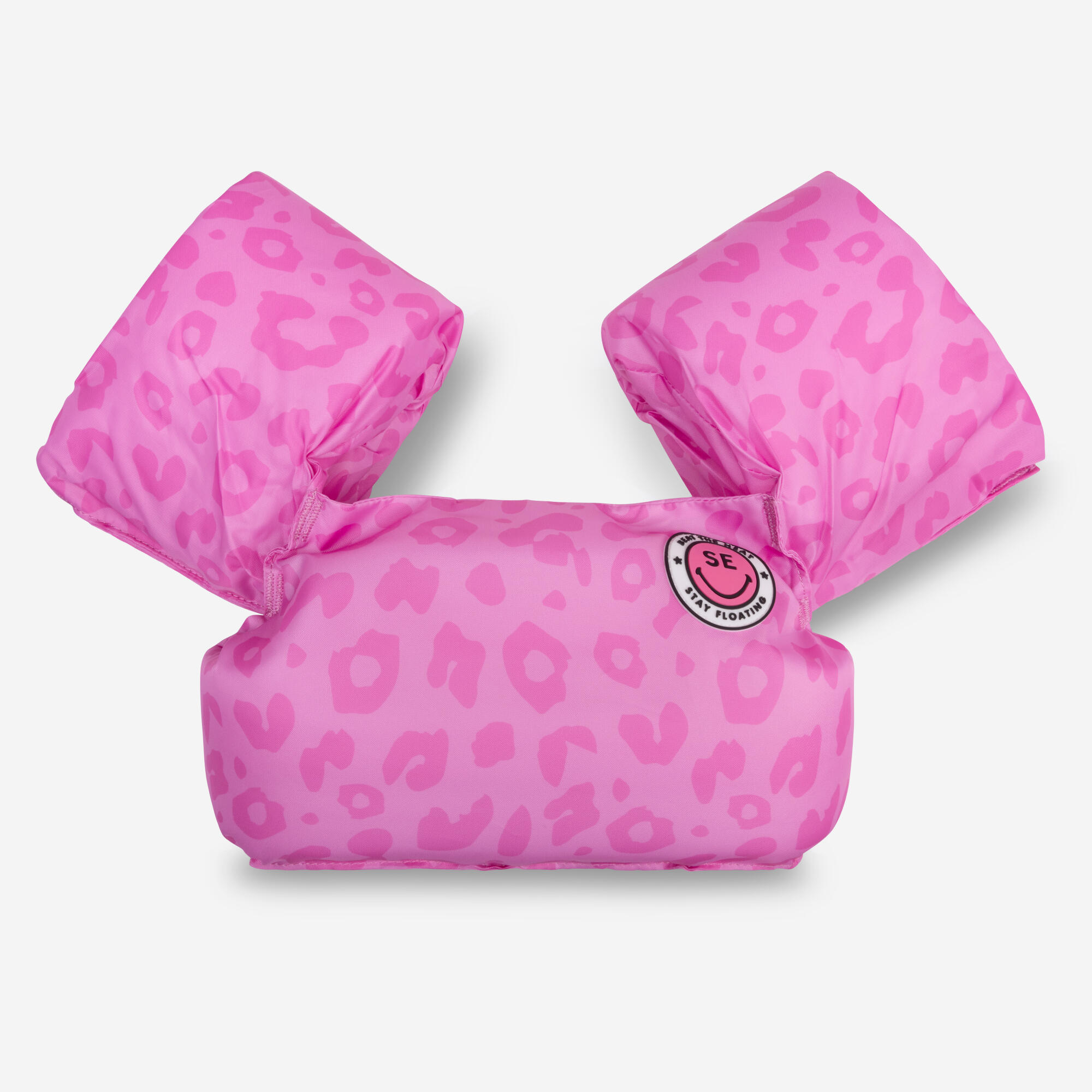 SWIM ESSENTIALS Puddle Jumper Roze Panterprint, 2-6 jaar (15-30 kg)