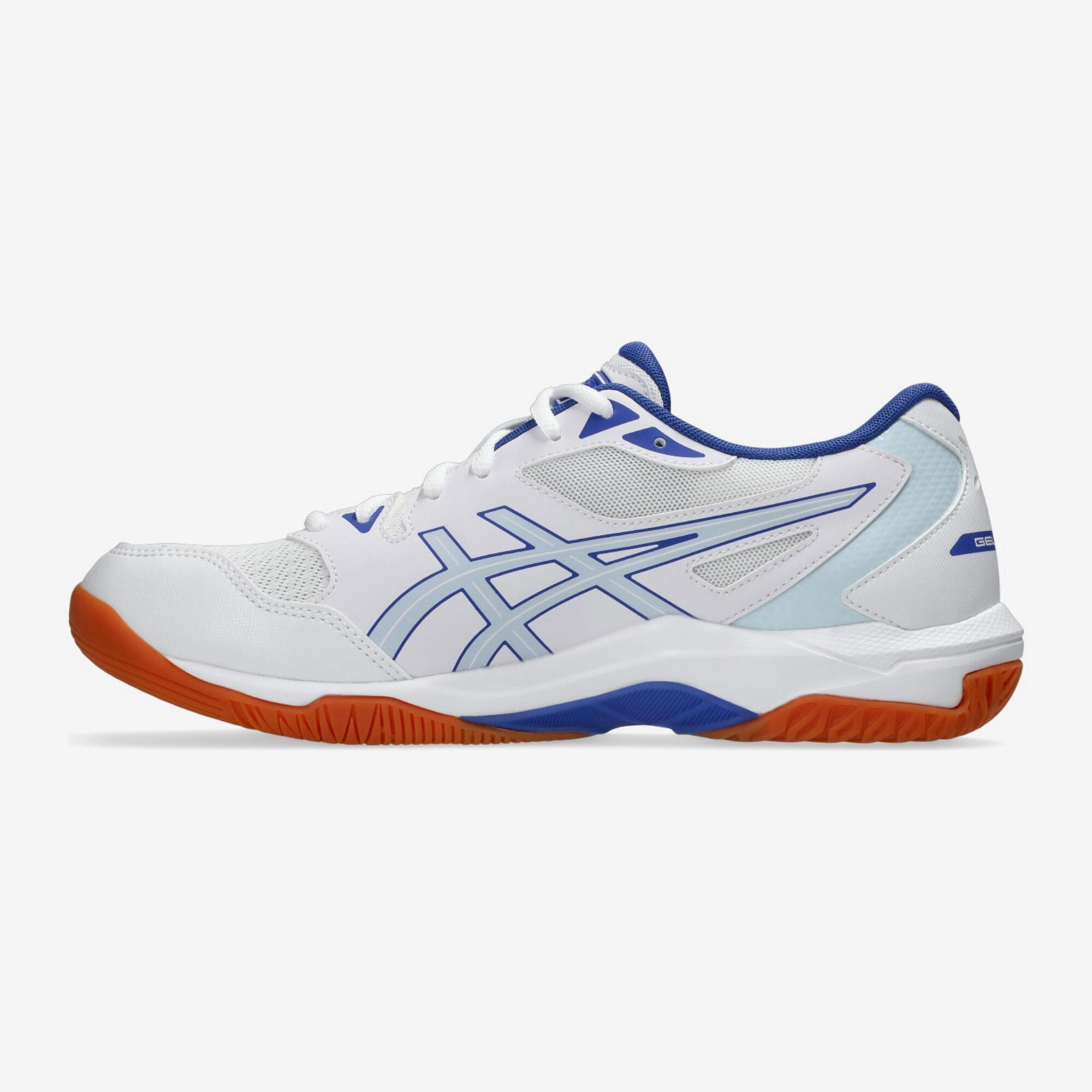 Chaussures de volleyball Adulte - ASICS Gel Spike 5 Unisex blanc et bleu 9/10