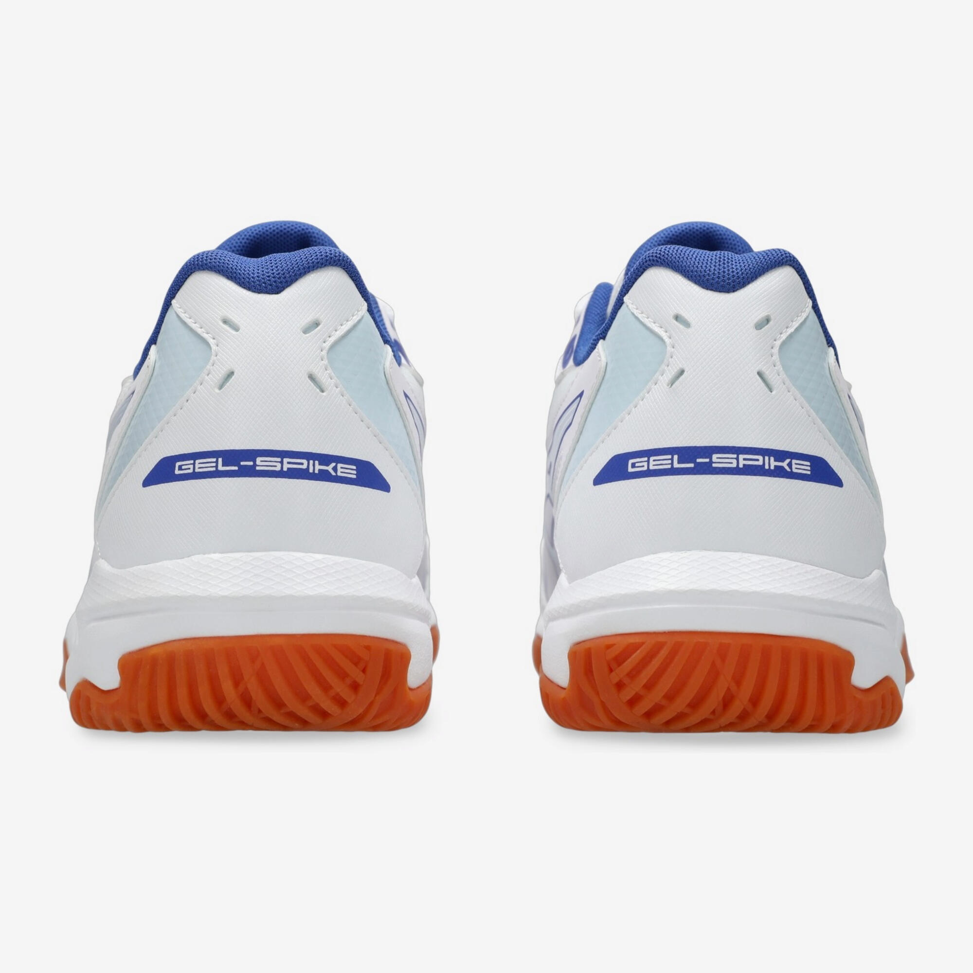 Chaussures de volleyball Adulte - ASICS Gel Spike 5 Unisex blanc et bleu 8/10
