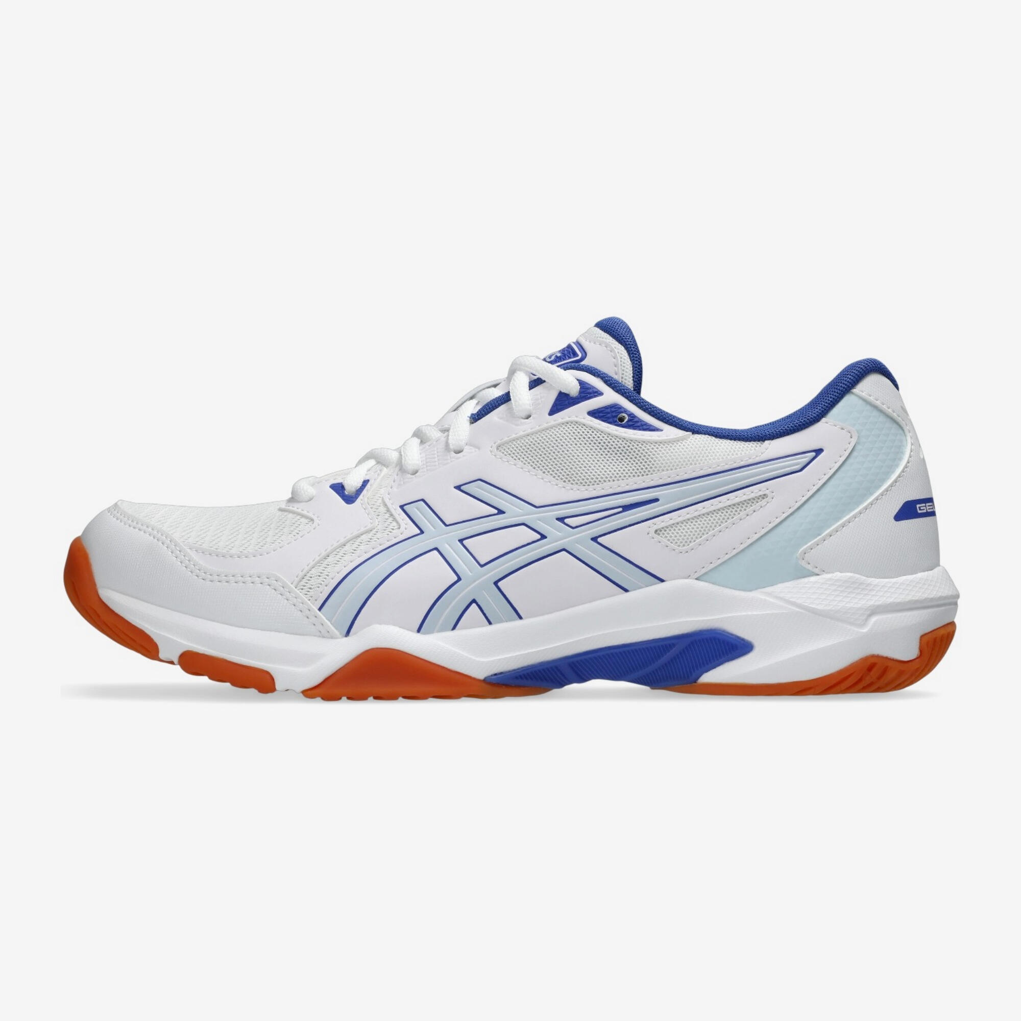 Chaussures de volleyball Adulte - ASICS Gel Spike 5 Unisex blanc et bleu 10/10