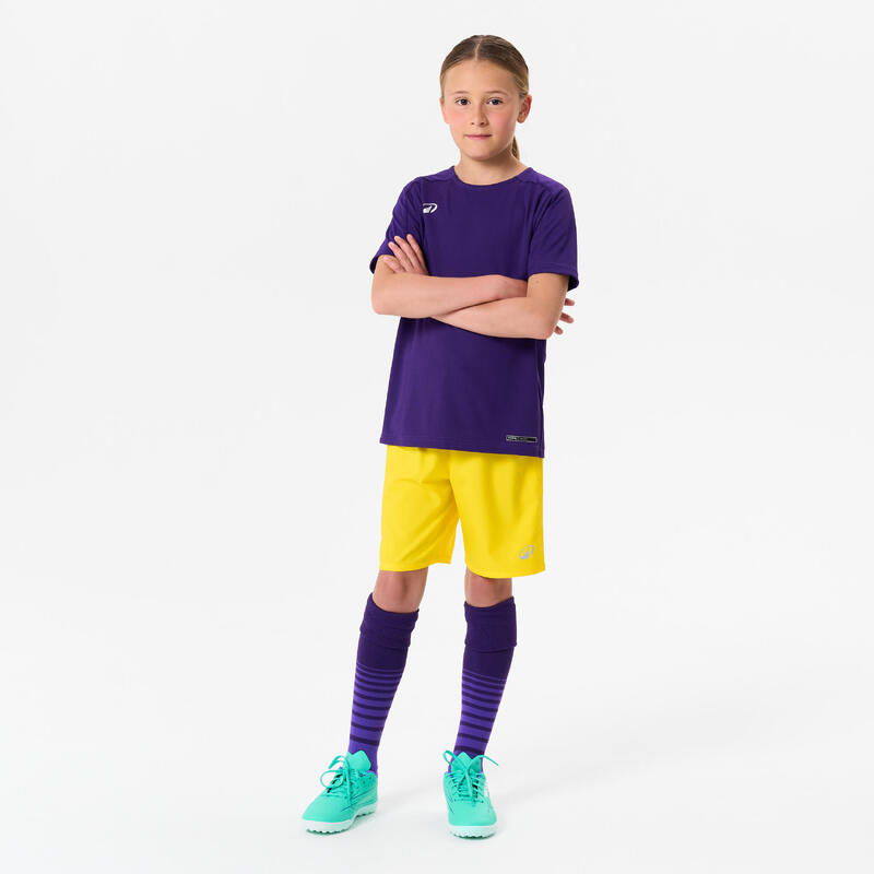 Dětský fotbalový dres s krátkým rukávem Viralto Club JR fialový
