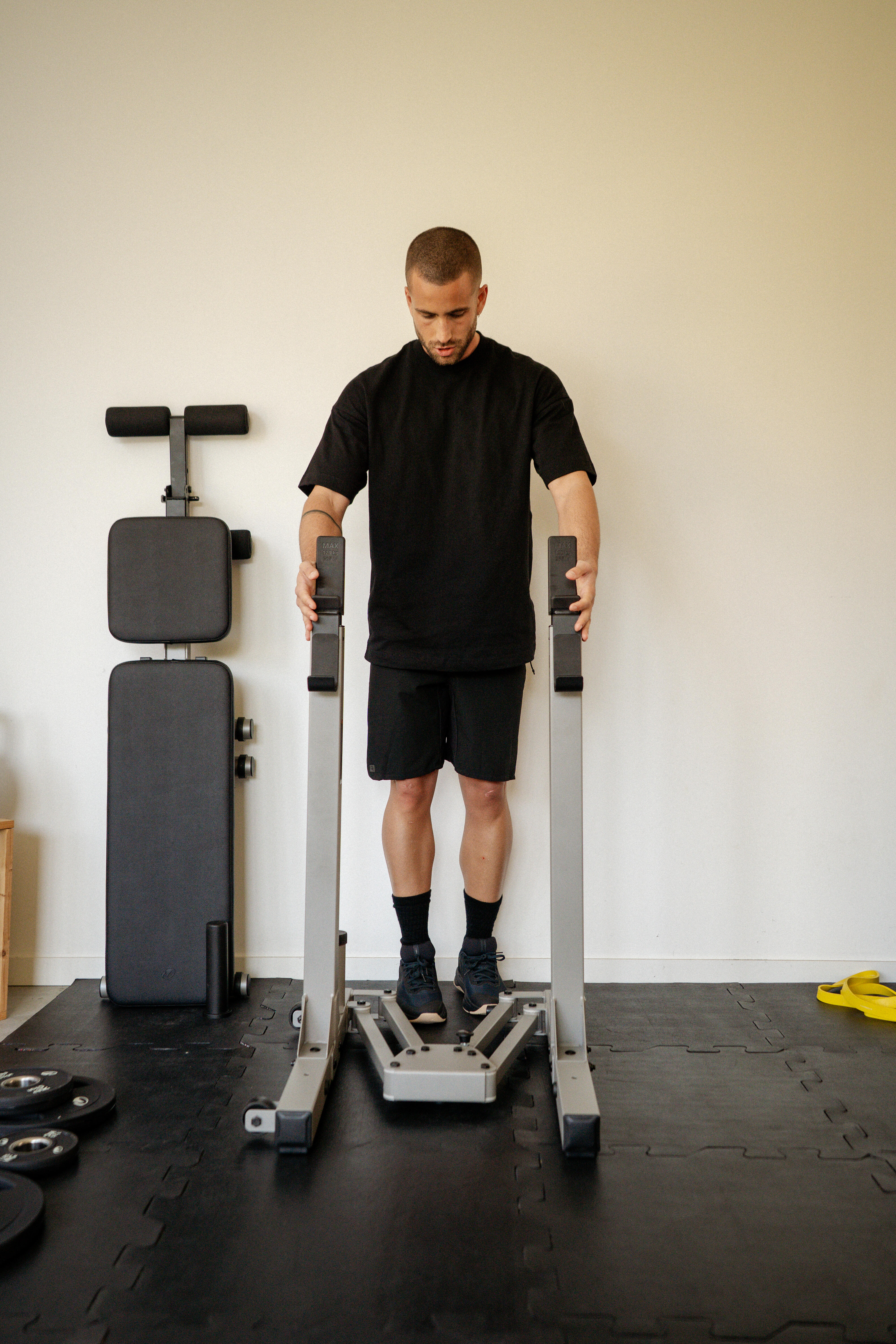Support de musculation pliable et ultra-compact 120 kg - CORENGTH