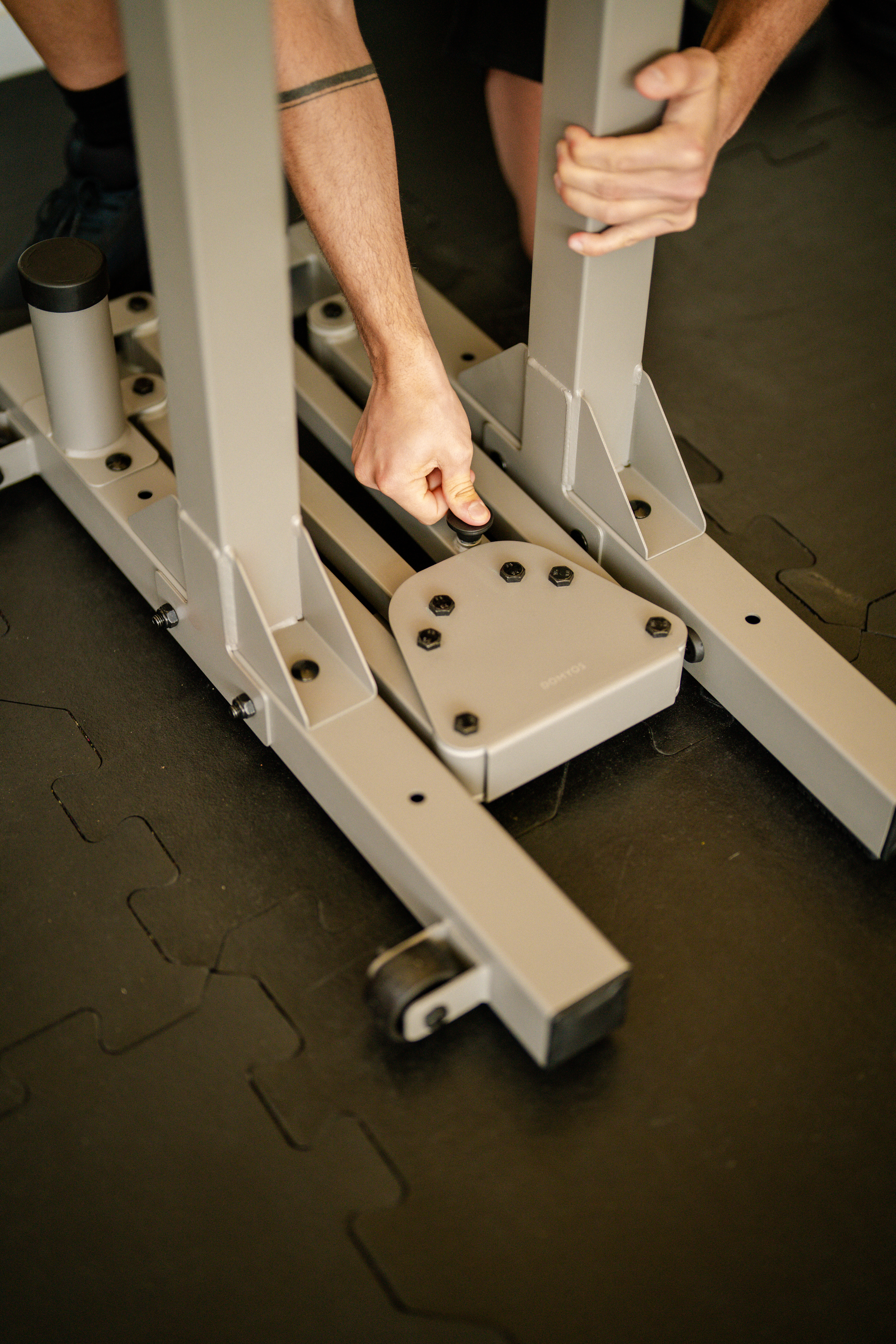 Support de musculation pliable et ultra-compact 120 kg - CORENGTH