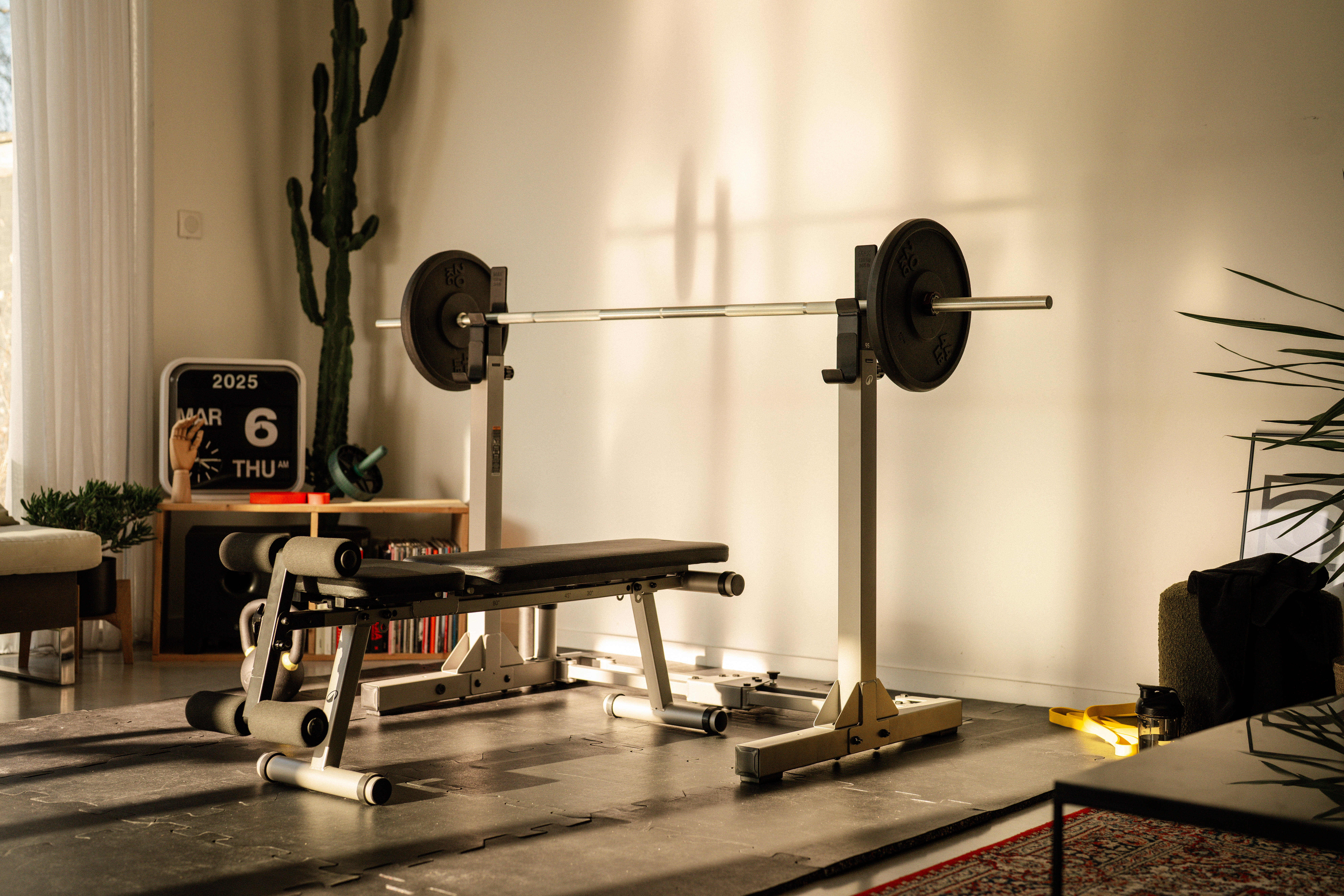 Support de musculation pliable et ultra-compact 120 kg - CORENGTH