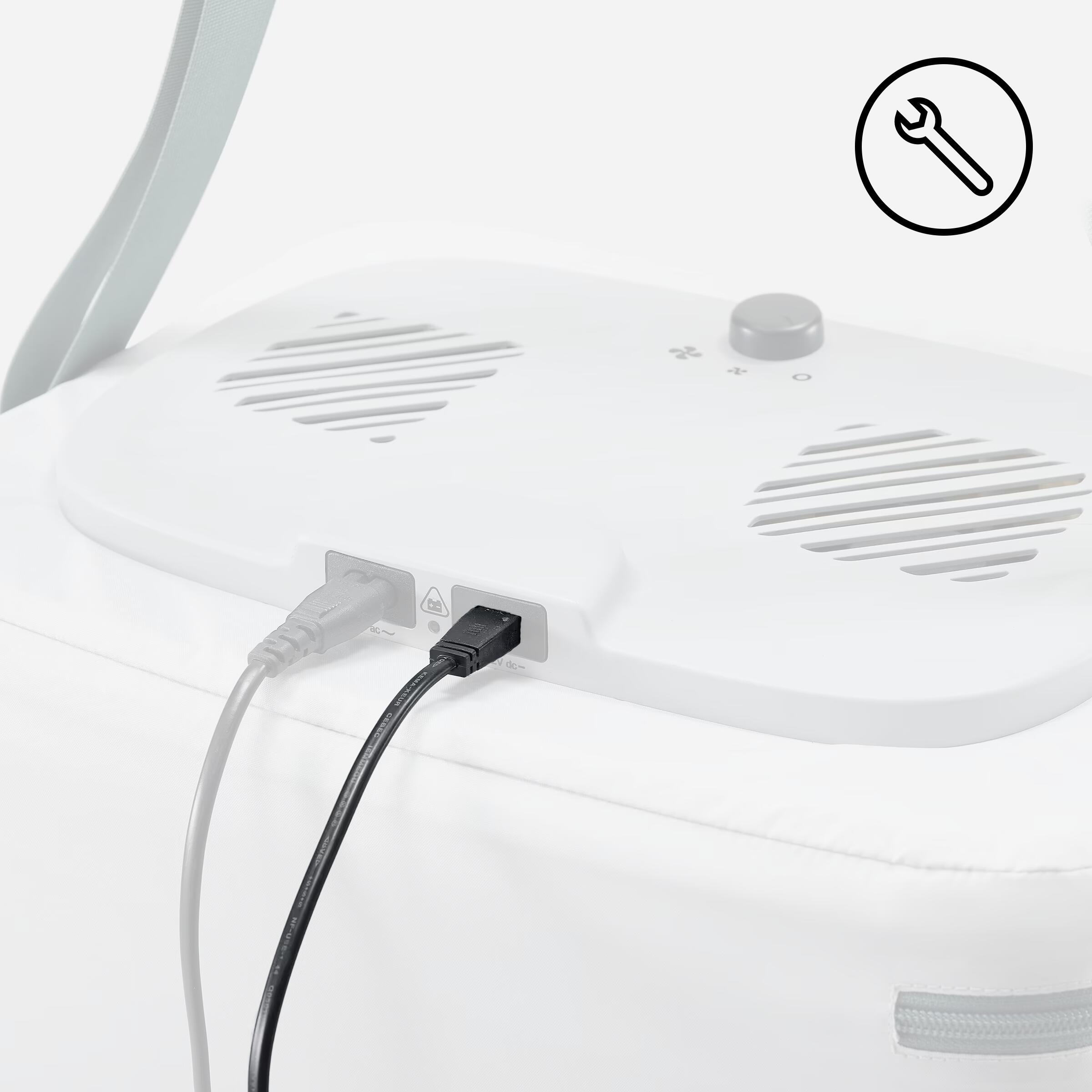 QUECHUA Kábel 12 V DC– náhradný diel pre kempingový elektrický chladiaci box 30 l