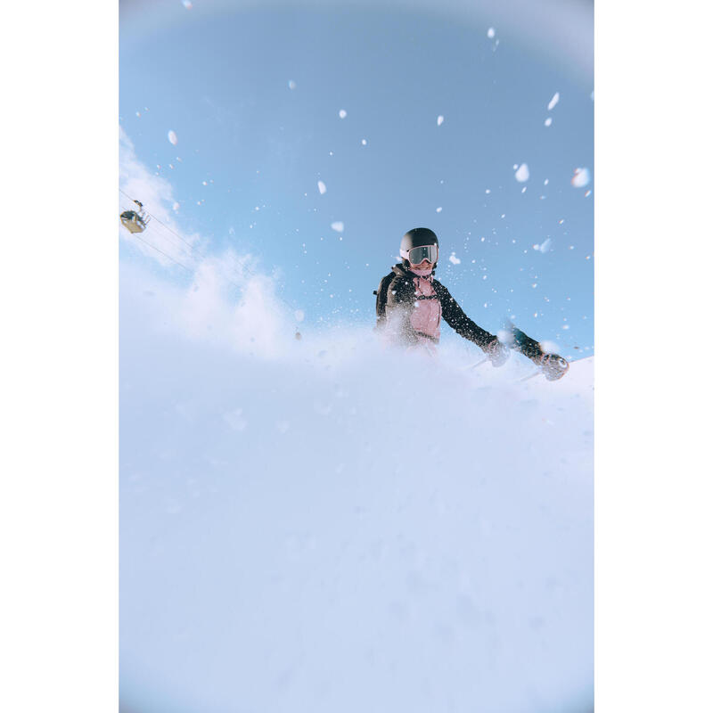 Kadın Kayak/Snowboard Montu - Pembe - 500 Long