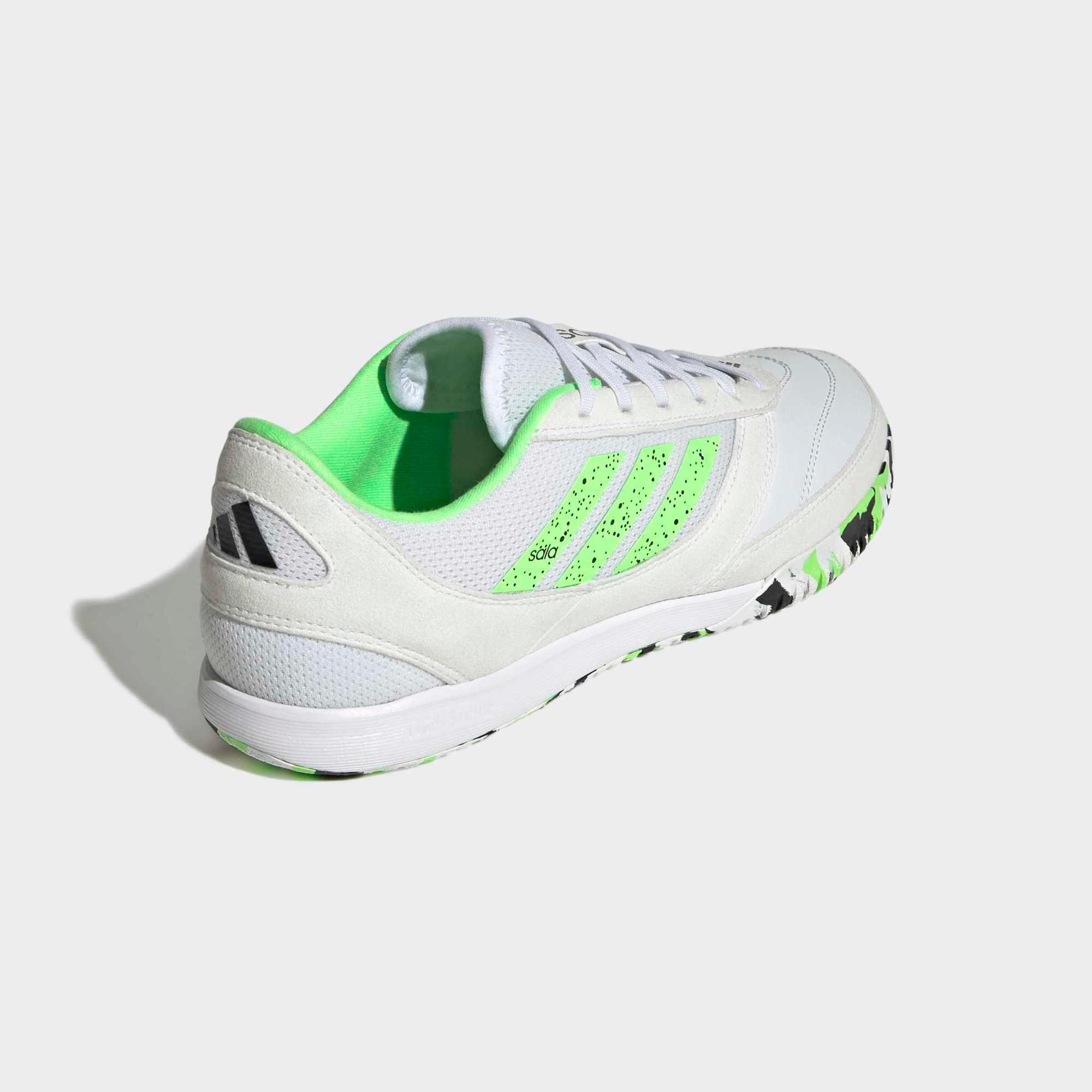 Adult Futsal Shoes Top Sala - White/Green 9/10