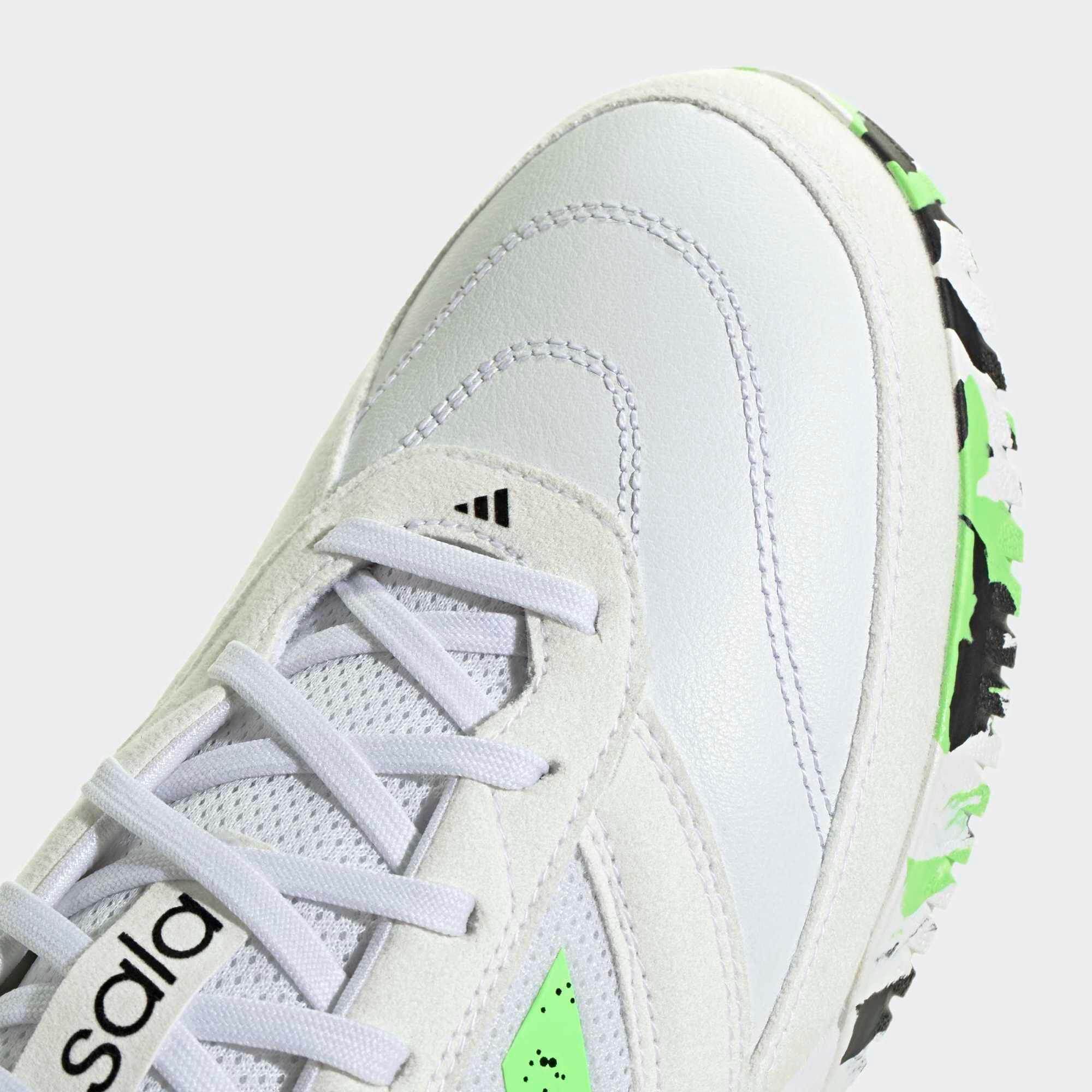 Adult Futsal Shoes Top Sala - White/Green 3/10