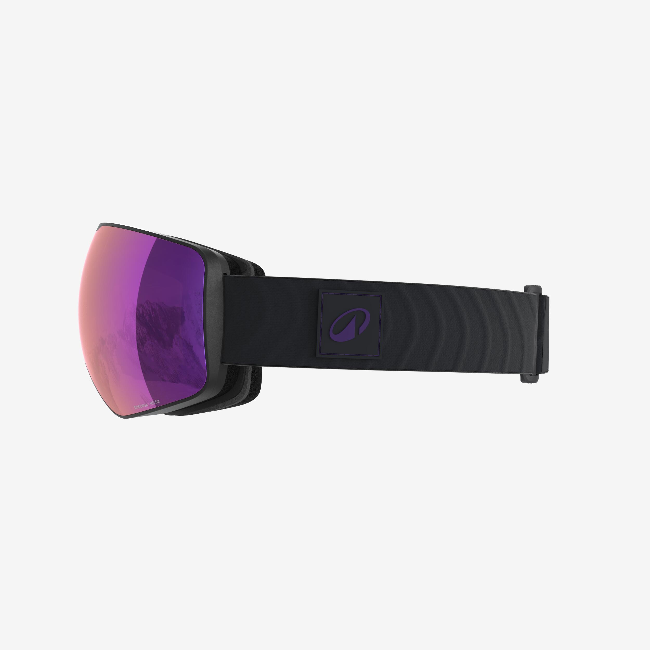 Adult/Kids’ Fine Weather S3 Ski Mask, G900 S HD - Purple 3/5