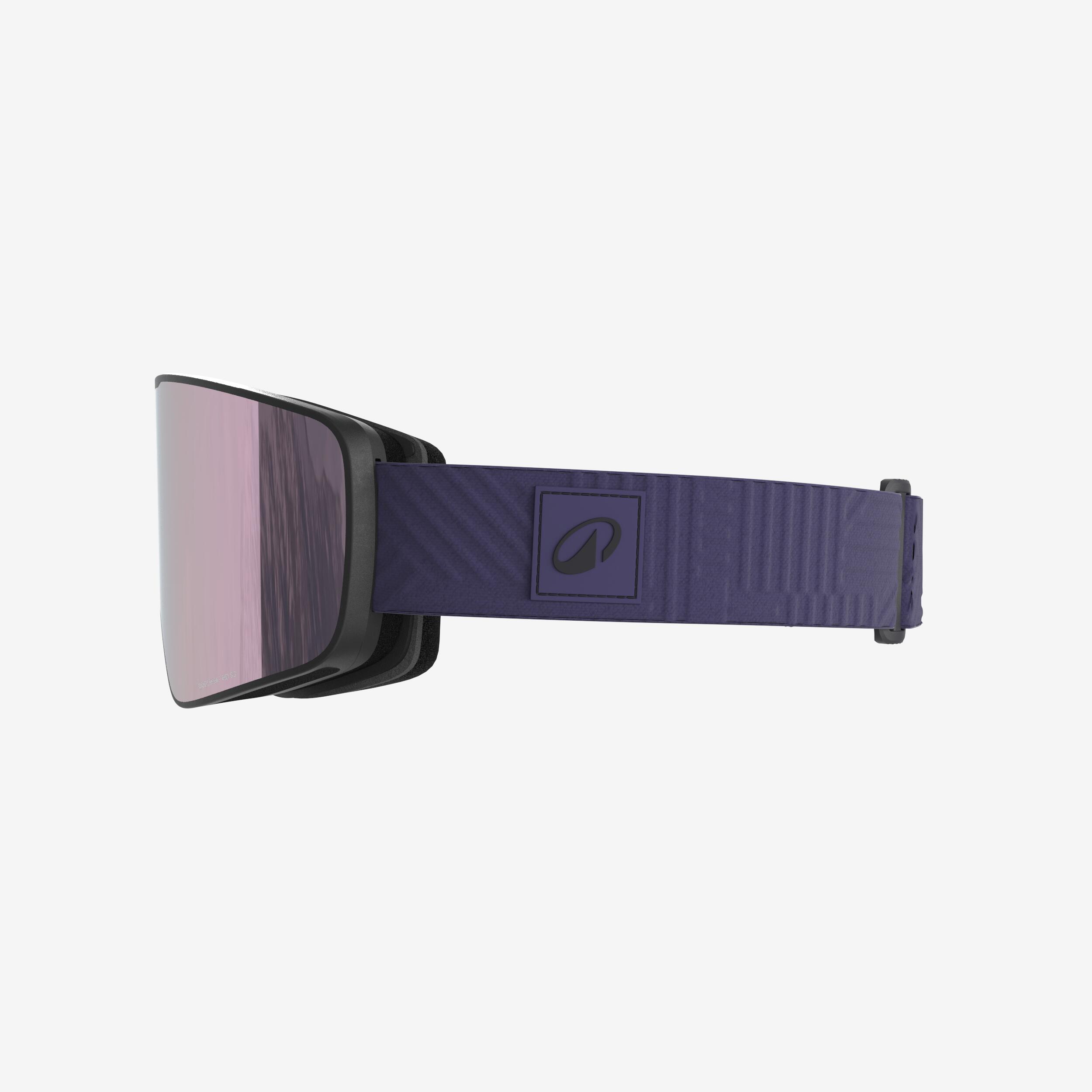 Máscara de ski bom tempo intercambiável adulto e criança, G 900 C HD, violeta 3/10