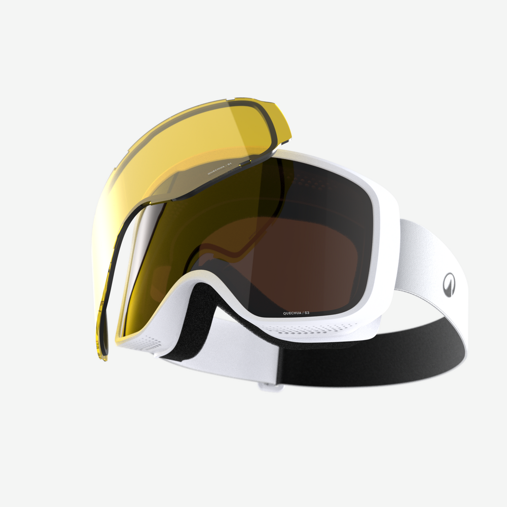 Masque de ski et de snowboard tout temps enfant et adulte