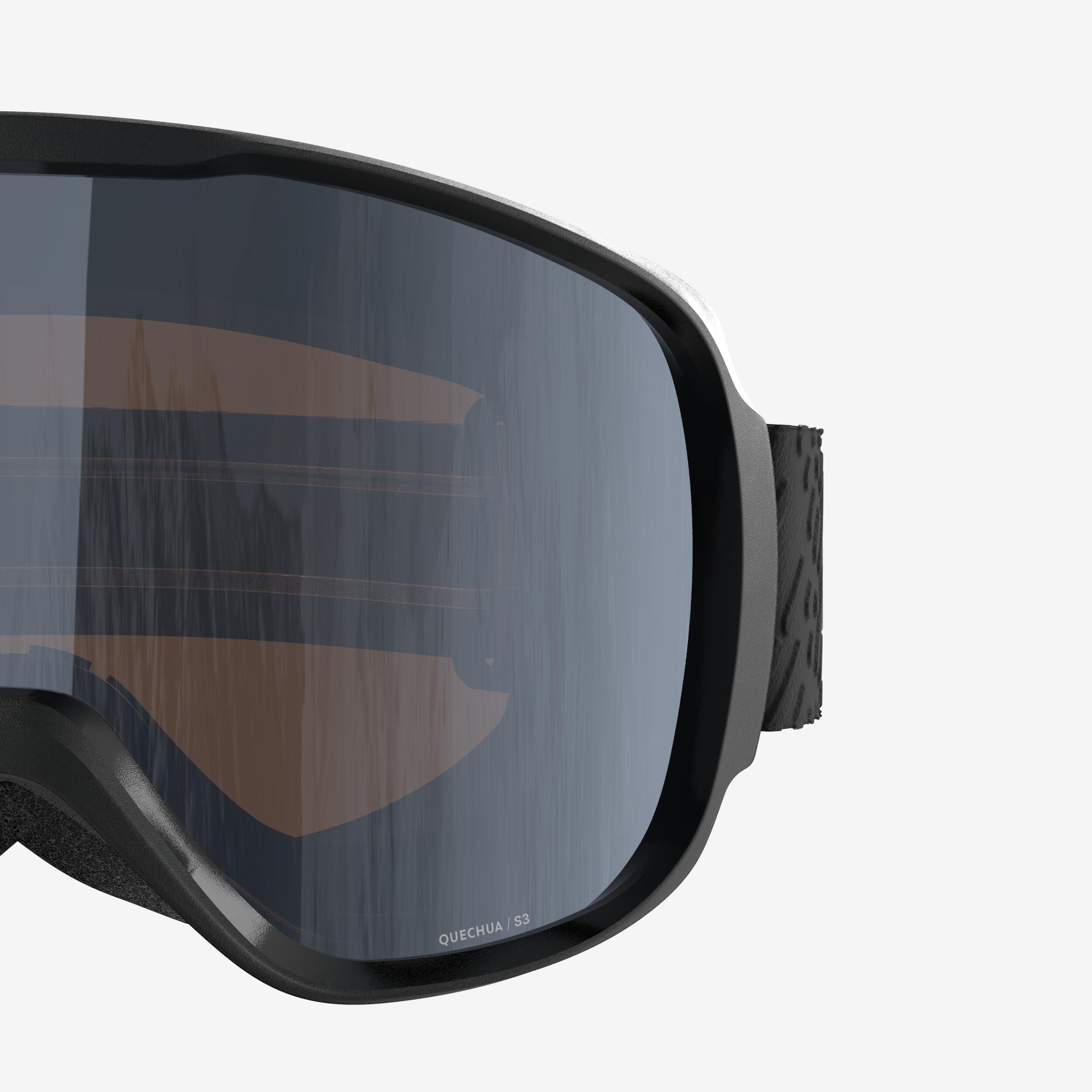 Good Weather Ski and Snowboard Goggles, G 500 S3 - WEDZE