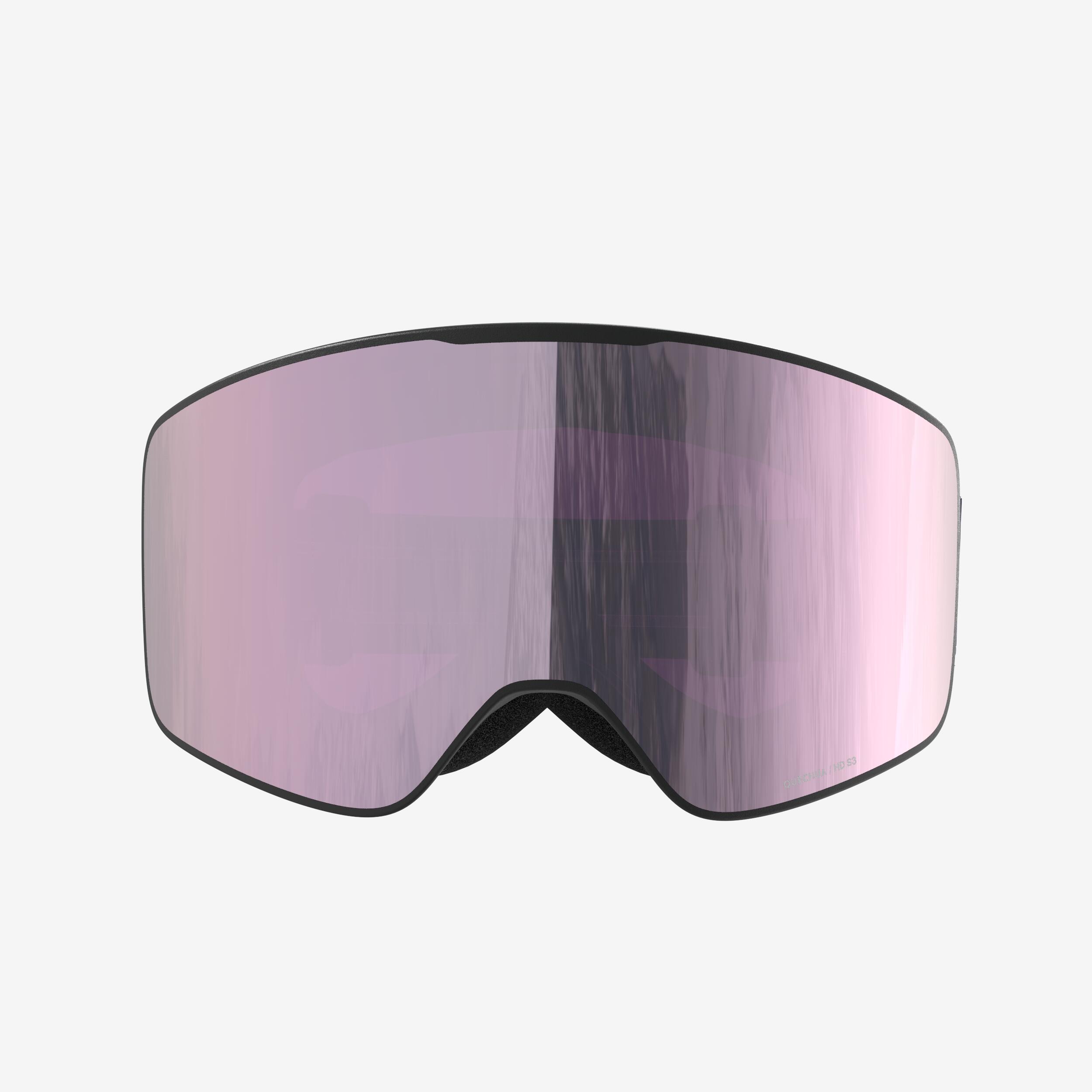 Fine Weather Interchangeable Ski Goggles, G 900 C HD - WEDZE