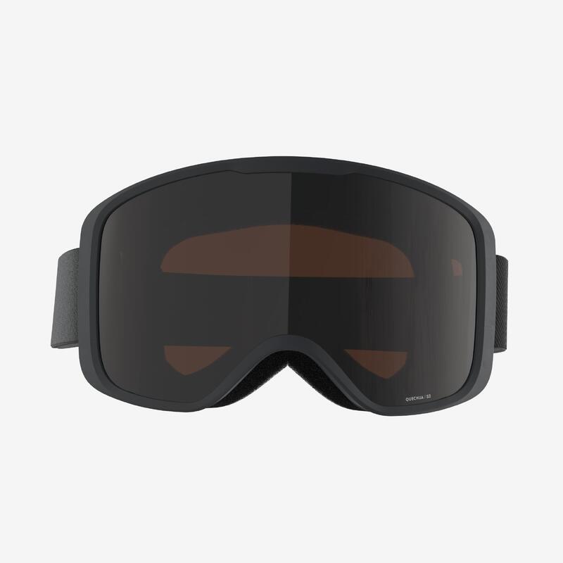Ochelari schi/snowboard G 100 S3 Vreme Frumoasă Negru Copii/ Adulți