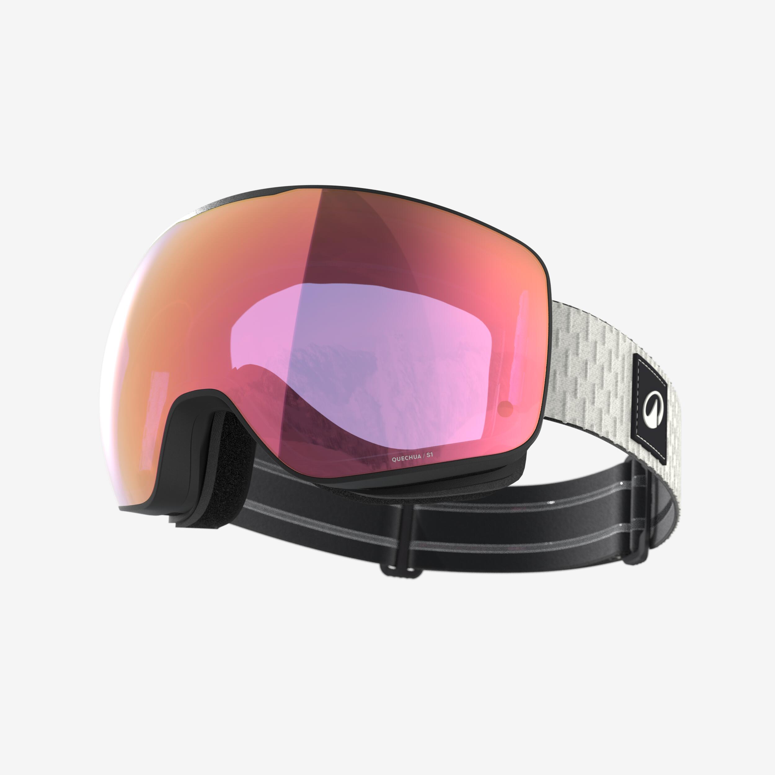 Lunettes de ski avec écran mauvais temps interchangeable, G 900 S HD - WEDZE