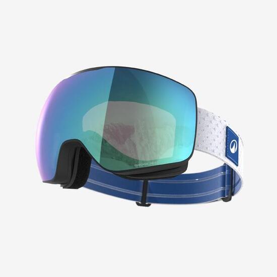 Maschera sci e snowboard adulto e bambino G 900 S HD viola